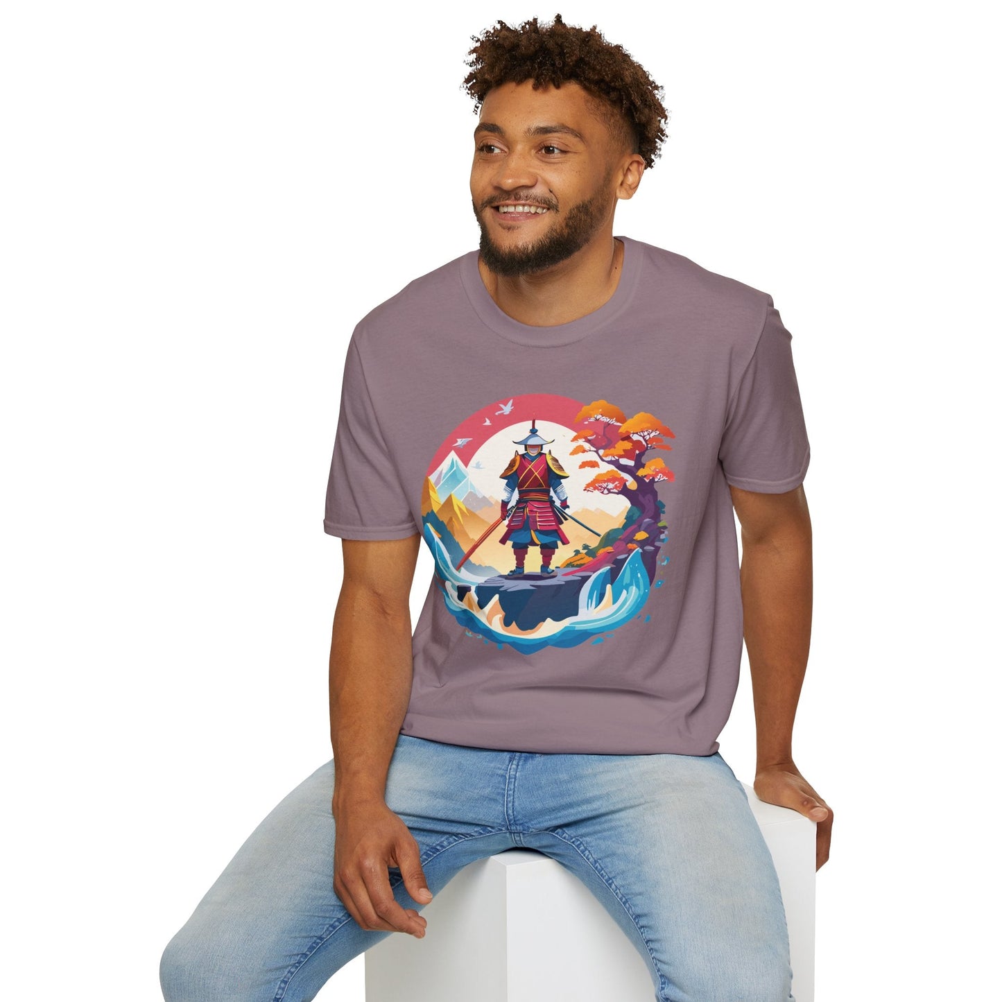 Samurai Shirt Gildan Softstyle 64000 Ring Spun Cotton Unisex Tee For Everyday Comfort