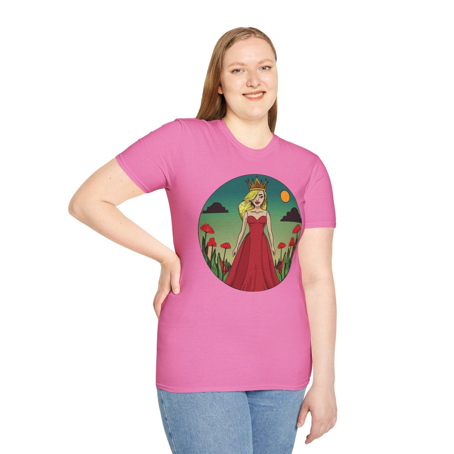Womens Graphic T Shirt Art Design Tee Unisex Softstyle 64000 Ring Spun Cotton Daily Wear