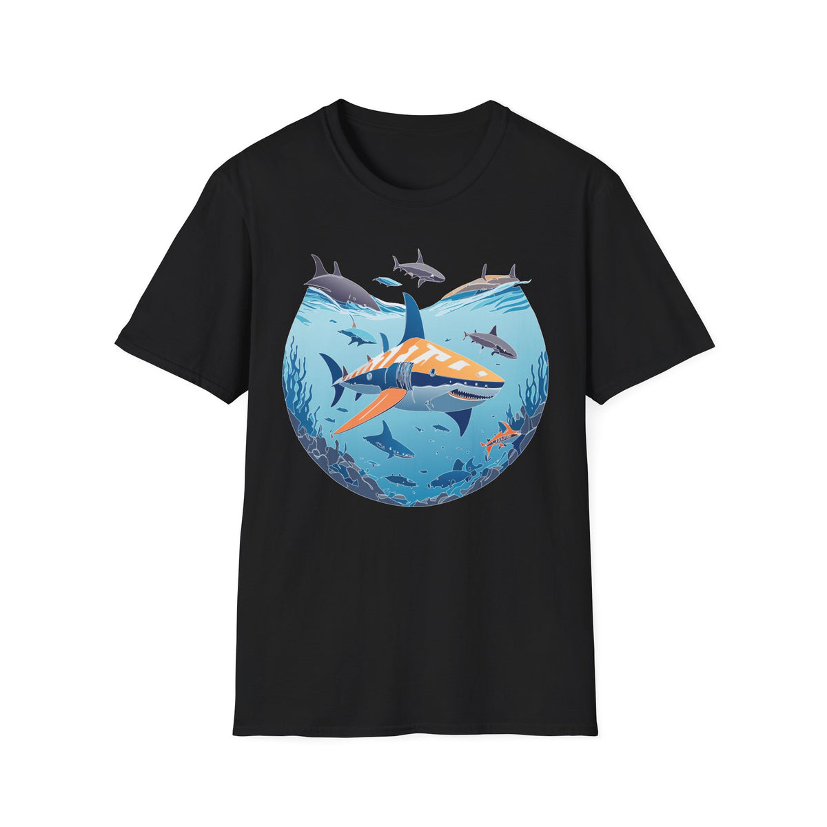 Ocean U boat Graphic Tee Gildan Unisex 100 Cotton Tee Shirt c30