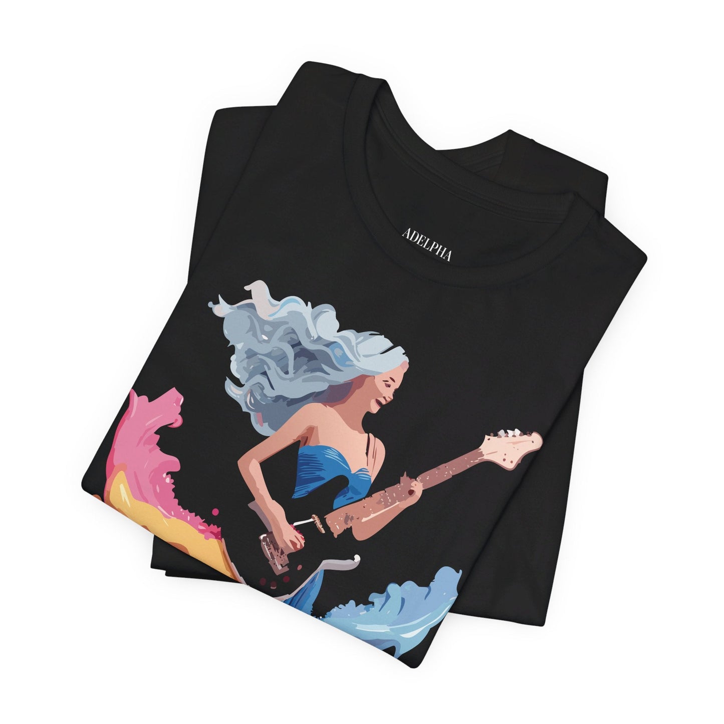 Adelpha Music T Shirt Graphic Tee Unisex Short Sleeve Vintage Inspired Artwork Casual Wear
