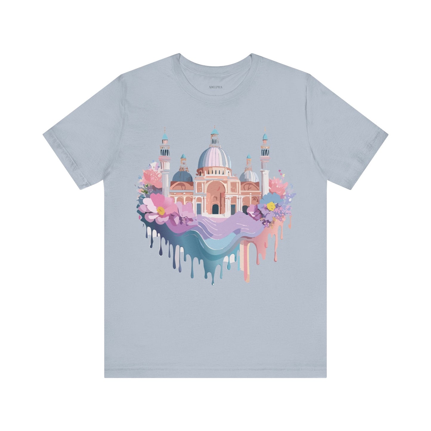 Venice Tourist Graphic Tee Unisex Jersey Short Sleeve Art By Vintage Style