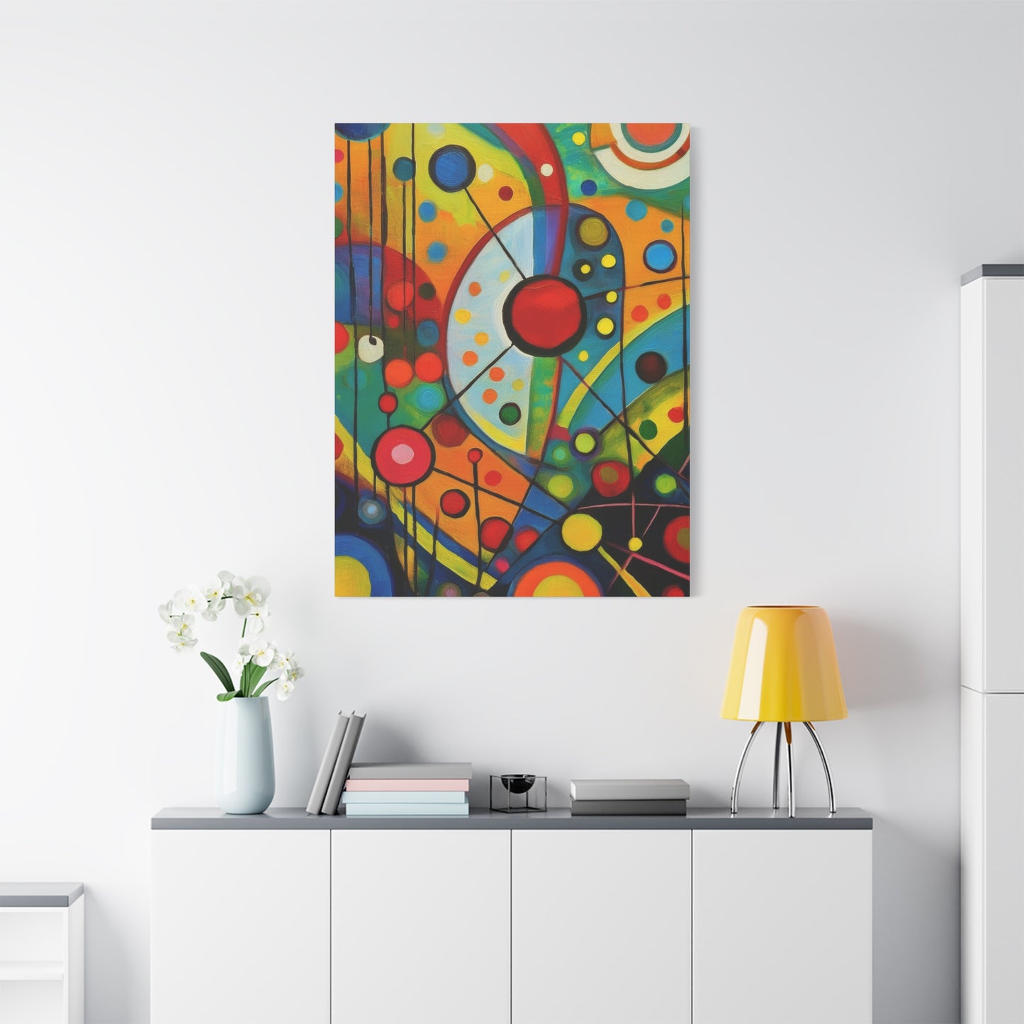 Abstract Oil Painting Print Canvas 20x24,20x30,24x30 24x32,24x36,30x40 32x48,36x48,40x60 Pine-Wood Inner Frame ABS-137