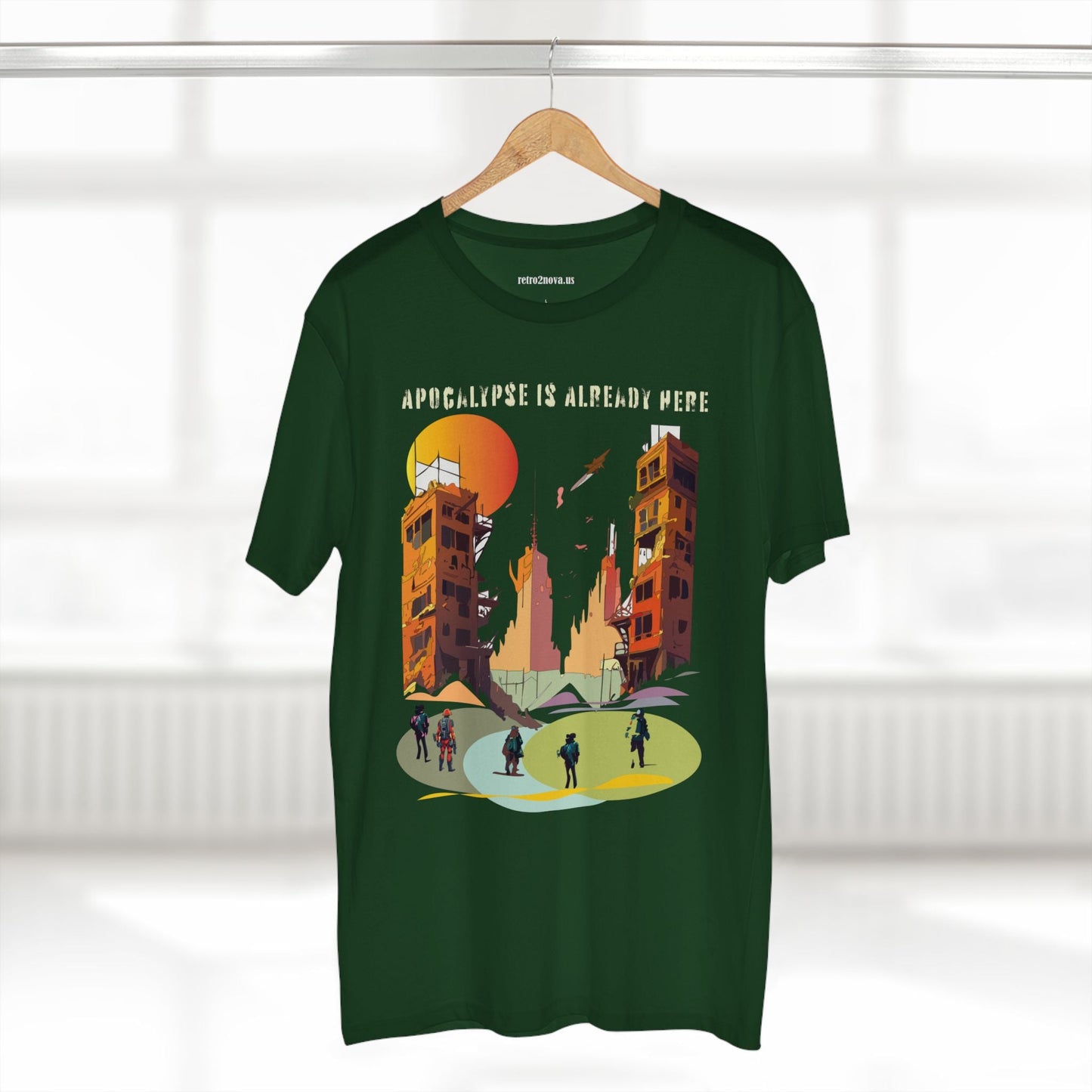 Cataclysm Doomsday Shirt Unisex Premium Cotton Tee With Original Art Design From Retro2Nova