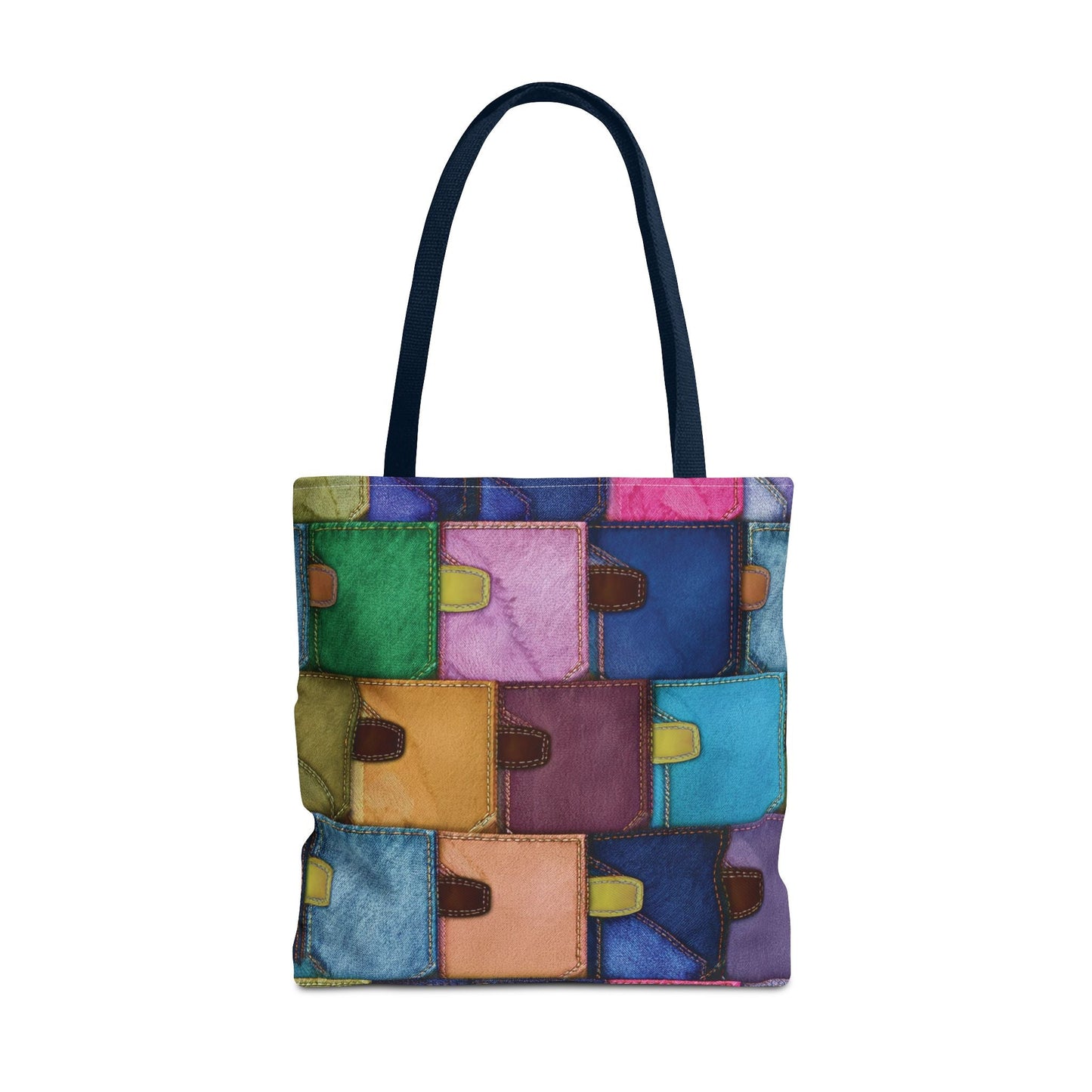 Denim Canvas Bag, Tote Bag Denim Printify