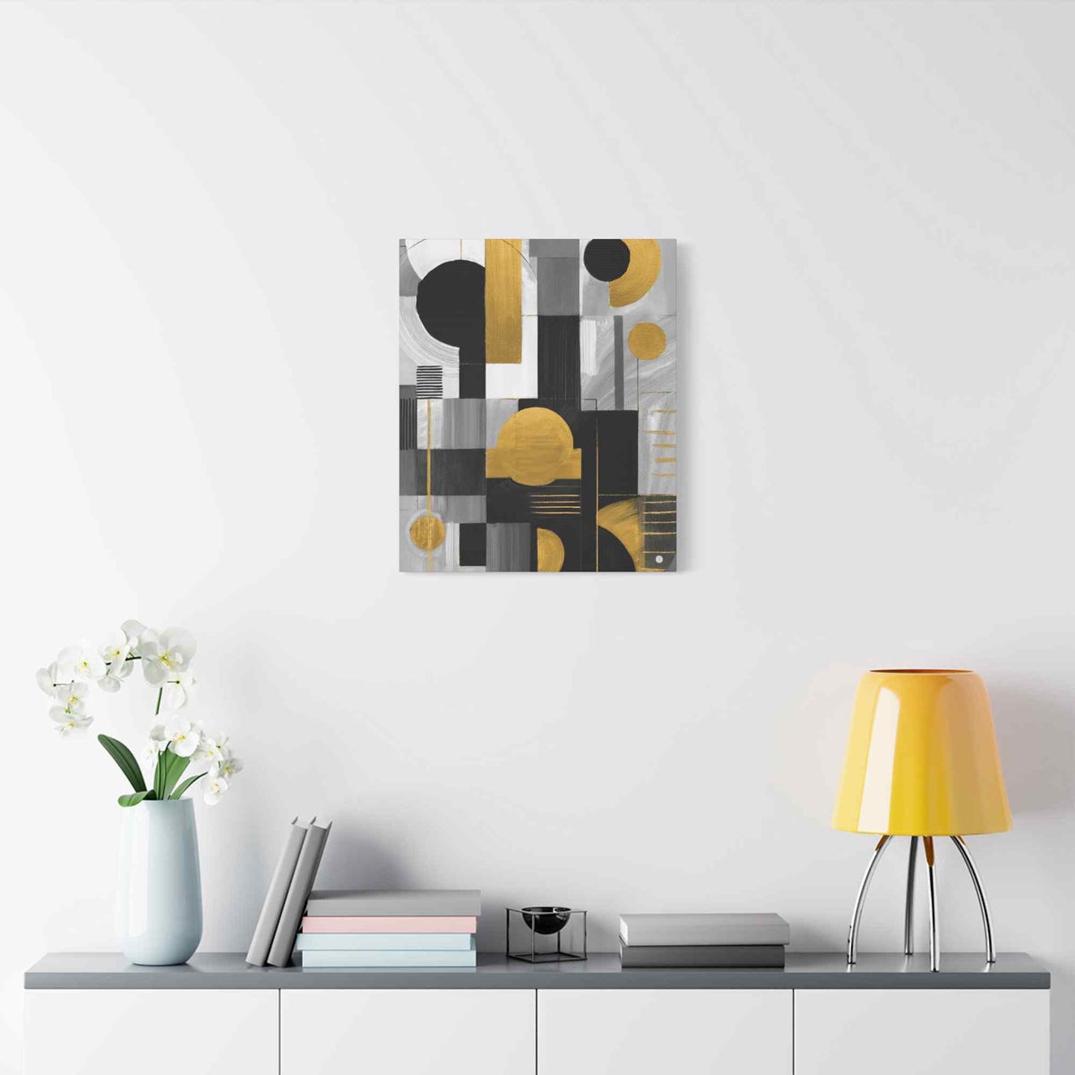 Black Abstract Painting Print Canvas 20x24,20x30,24x30, 24x32,24x36,30x40, 32x48,36x48,40x60 Pine-Wood Inner Frame ABS-19