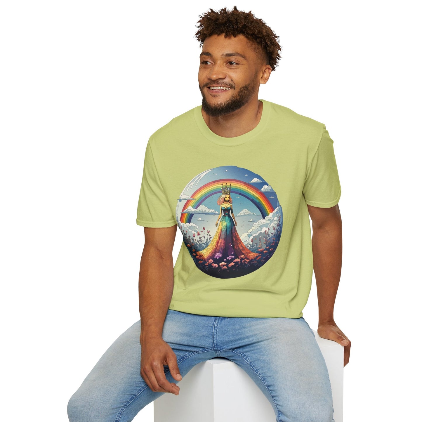 Womens Graphic T Shirt Art Design Tee Softstyle 64000 100 Percent Cotton Comfort