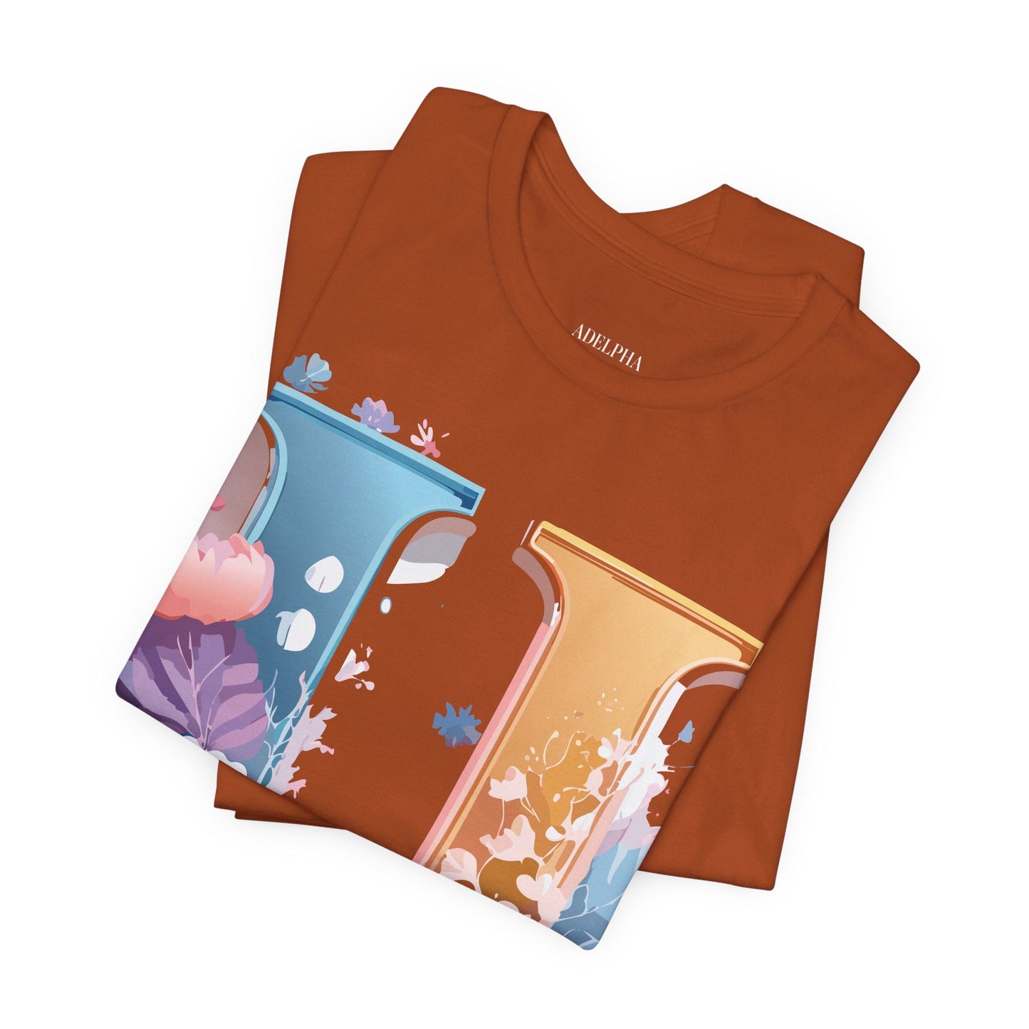 Letter U Graphic Tee Unisex Jersey Short Sleeve Premium Adelpha Art Design Shirt