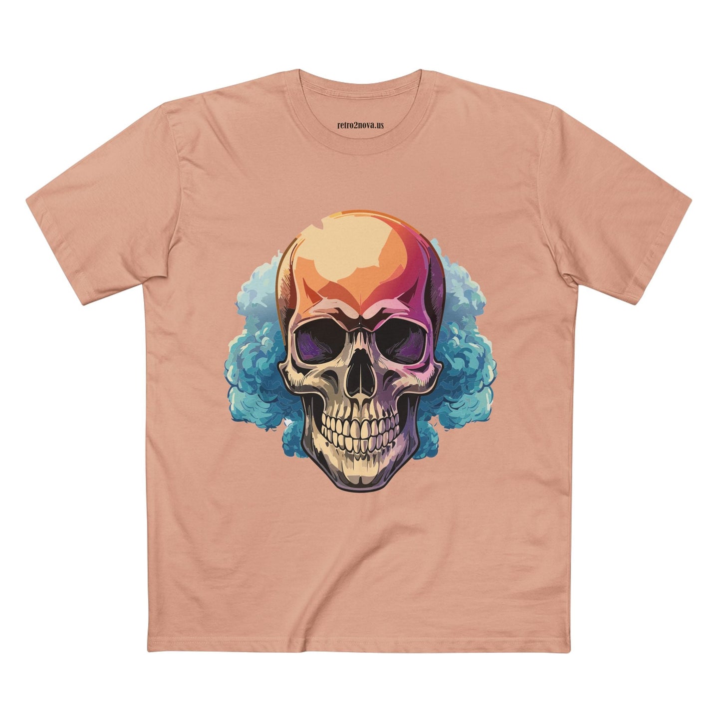 Skull Shirt Skeleton Shirt Unisex Premium Cotton Art Tee From Retro2Nova Original Art Design