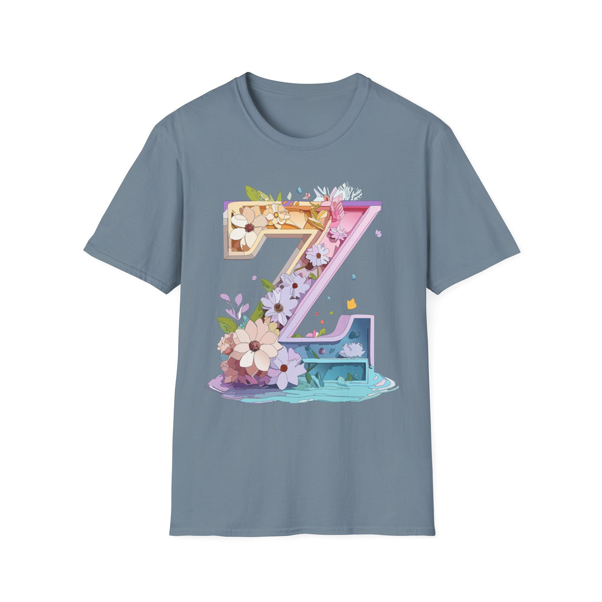 Floral Number 7 T-Shirt | Floral 7 Tee, Birthday 7th, Botanical Number Shirt