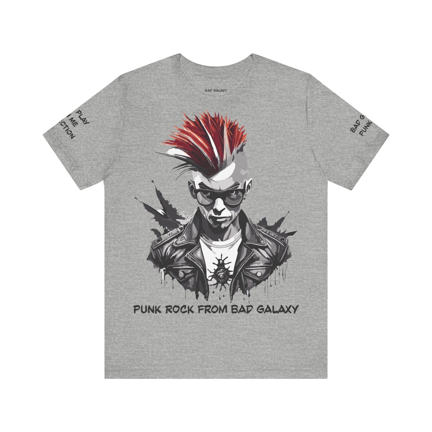 Punk Rock Tee Shirt Made In USA Free Shipping 100 Percent Cotton With Durable Stitching