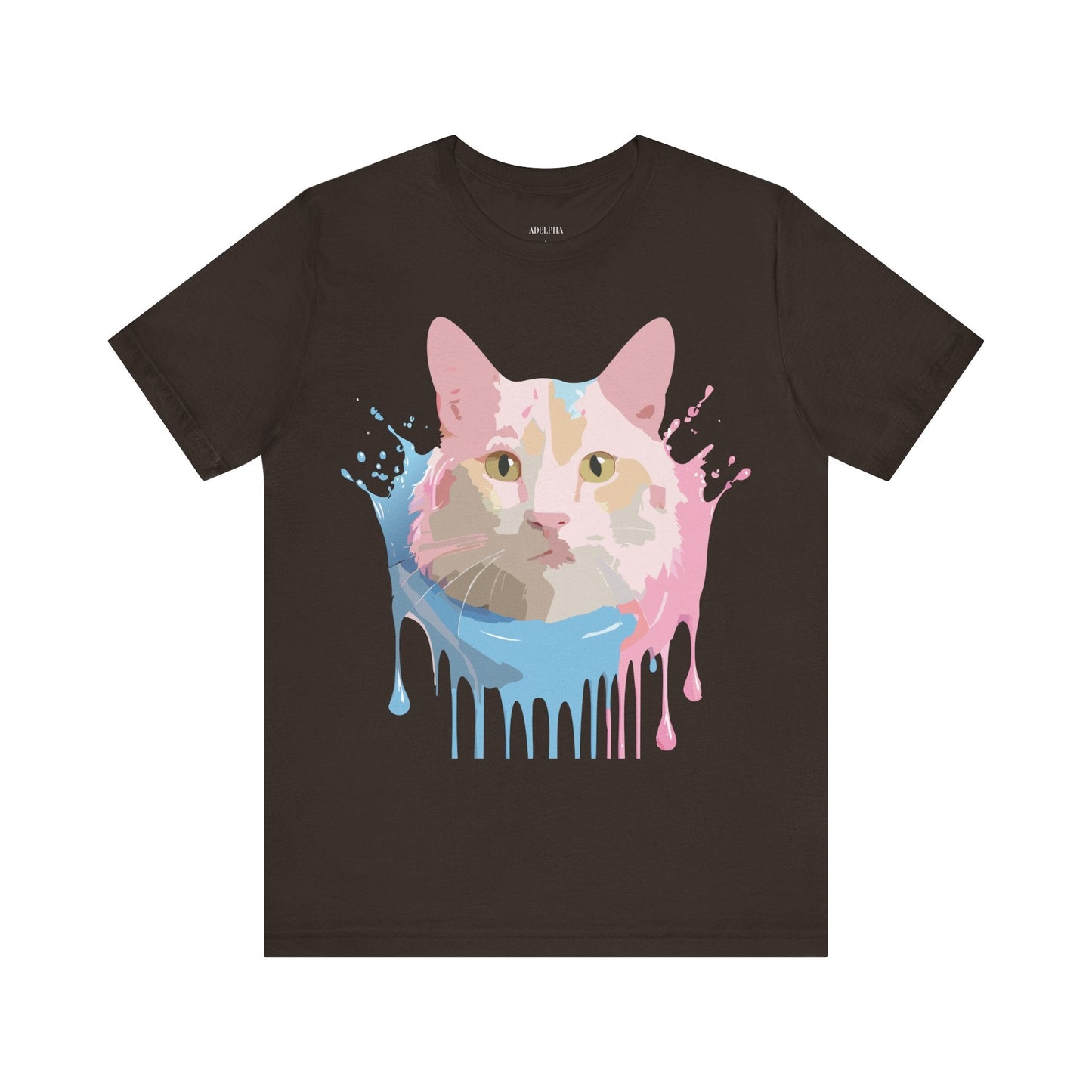 Cat Graphic Tee Unisex Shirt With Vintage Artwork From Adelpha