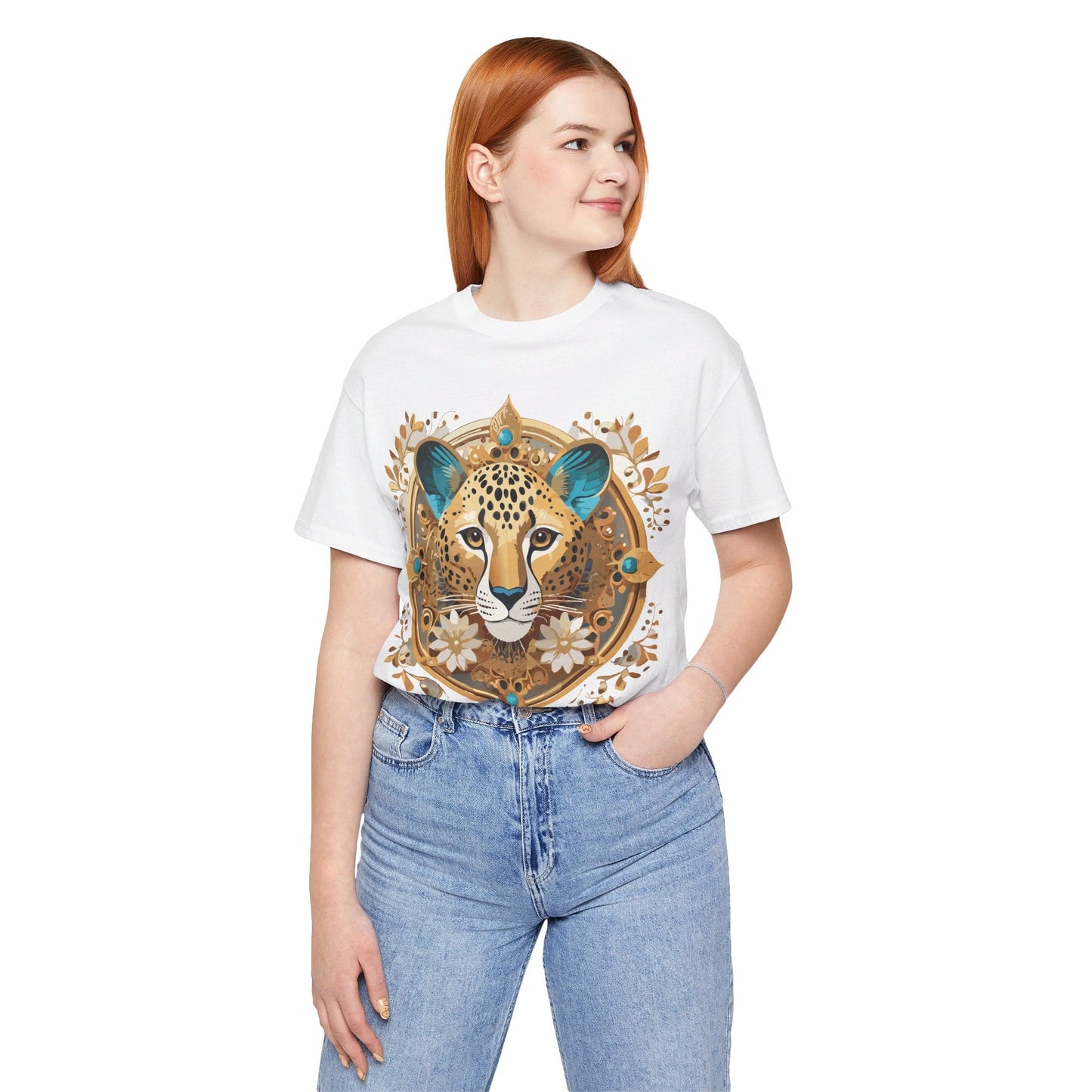 Medallion Shirt Graphic Tee Unisex Short Sleeve Vintage Inspired Artwork By Adelpha