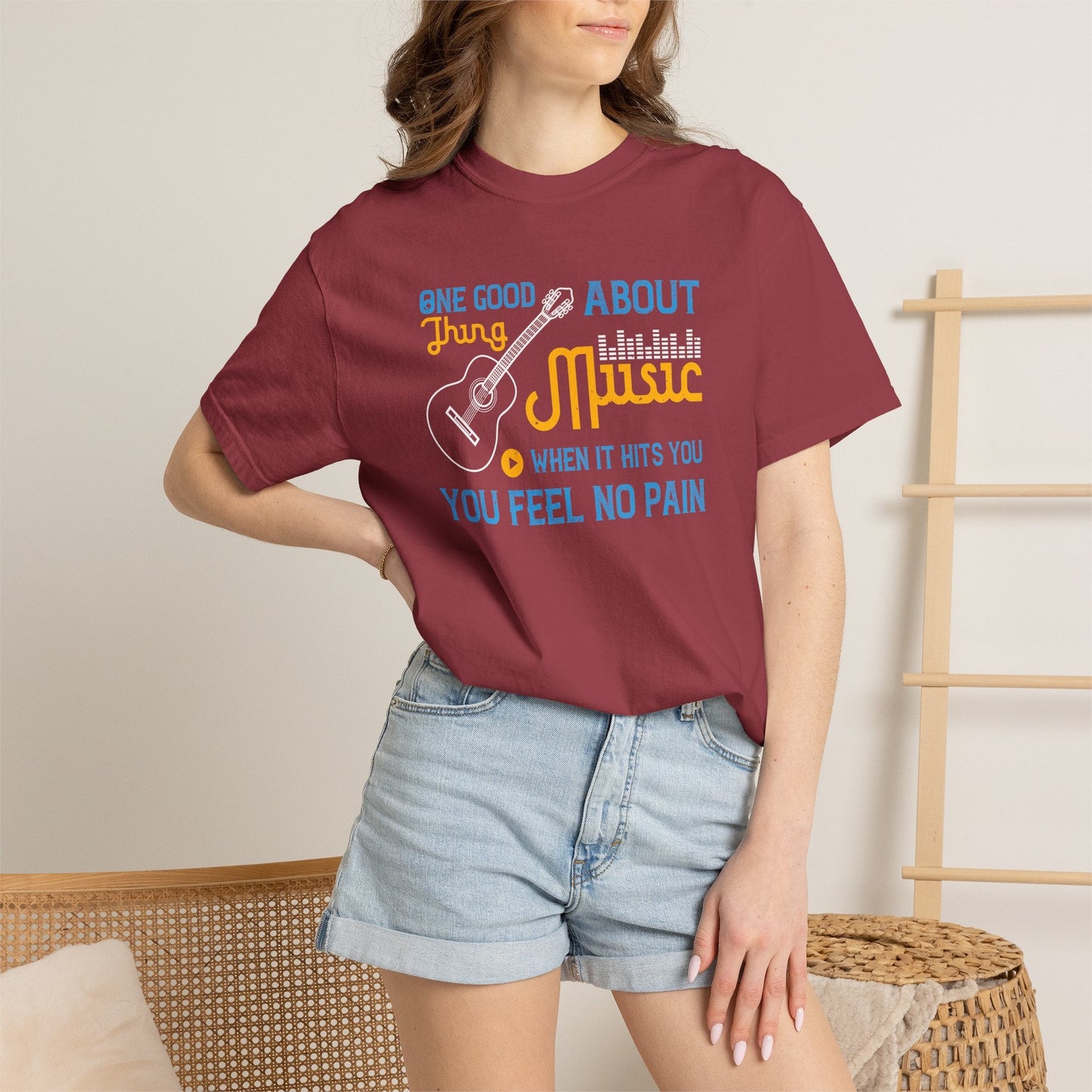 Music Graphic Design Unisex Cotton T-shirt m40