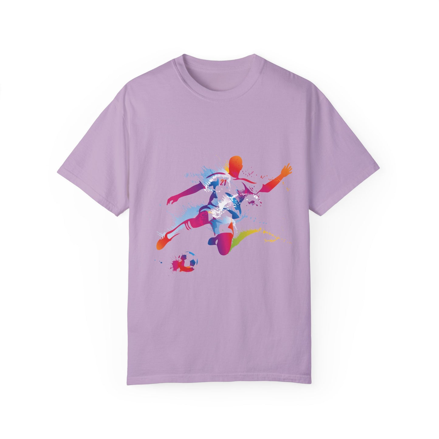 Unisex T-shirt with sports art design