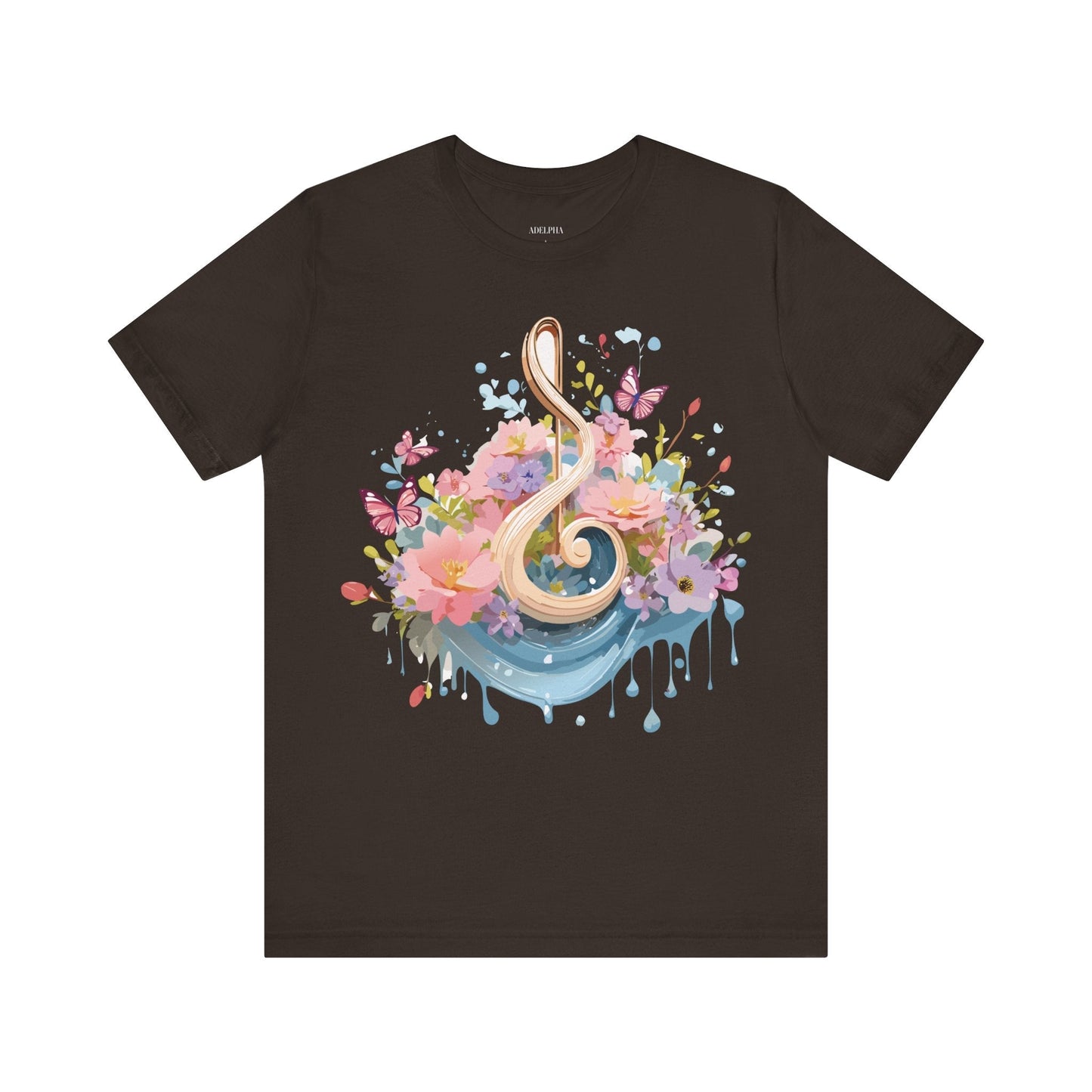Music T Shirt Unisex Graphic Tee By Adelpha With Vintage Inspired Artwork And Premium Comfort