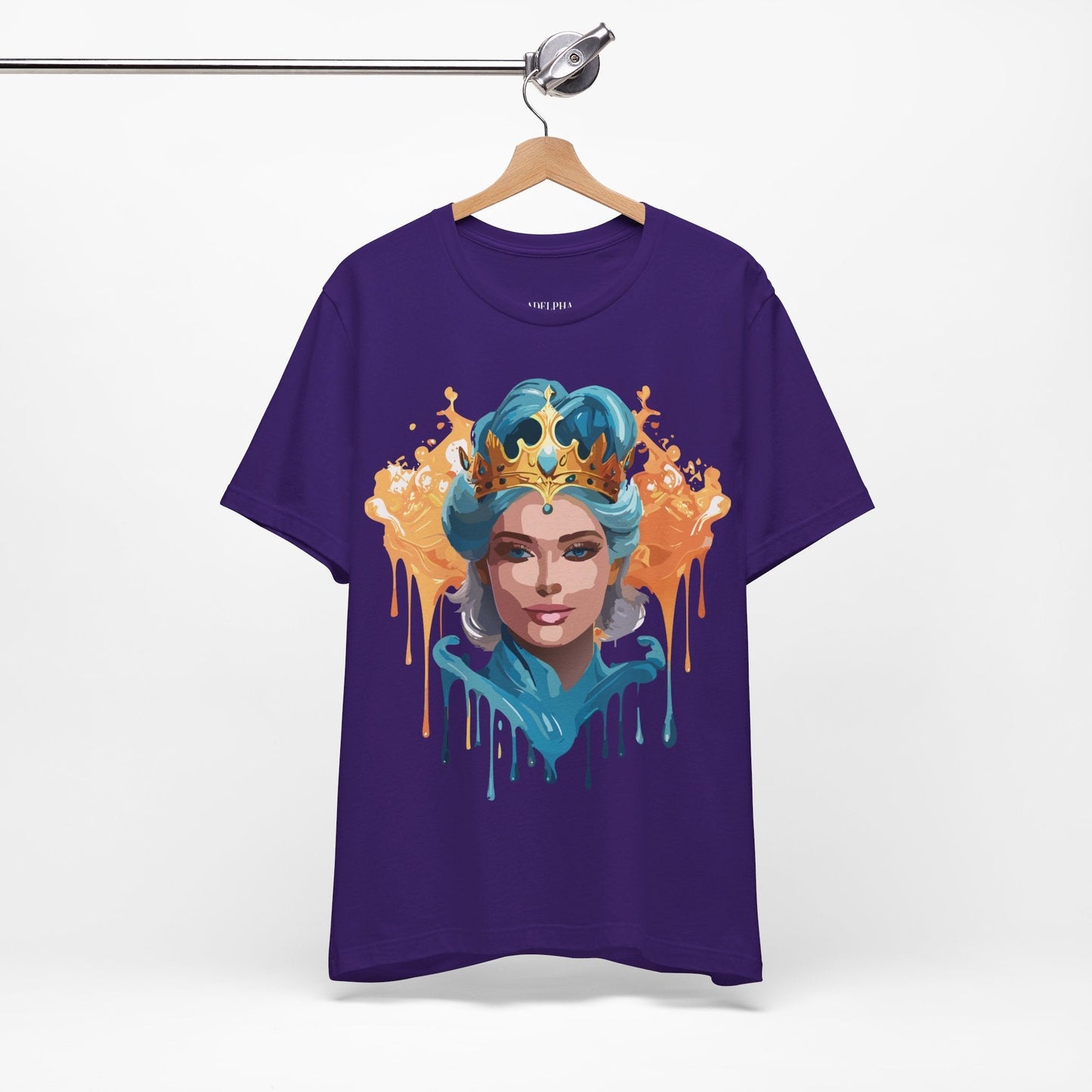 Queen Graphic Tee Unisex Jersey Short Sleeve Premium Quality Adelpha Vintage Inspired Artwork
