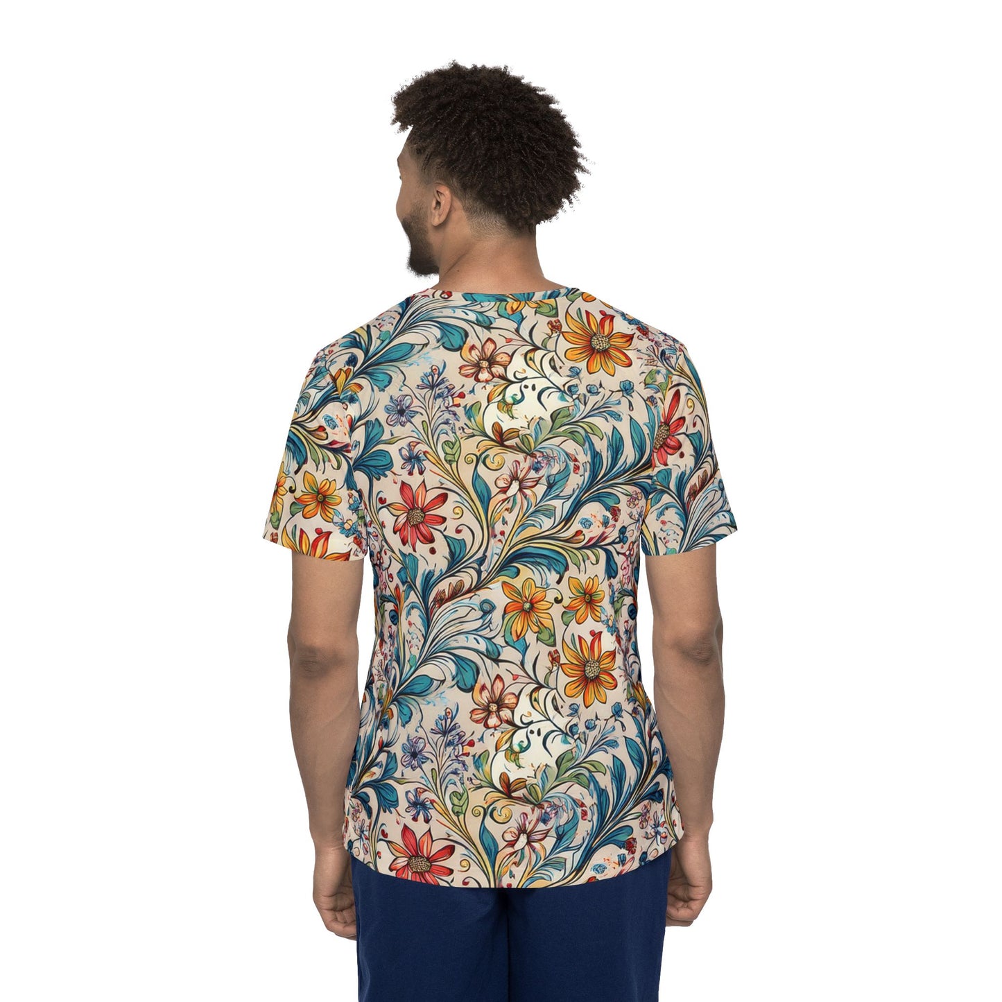 Unisex Floral Shirt, Floral Tee Shirt, Floral T-Shirt, T Shirt with Flowers 24