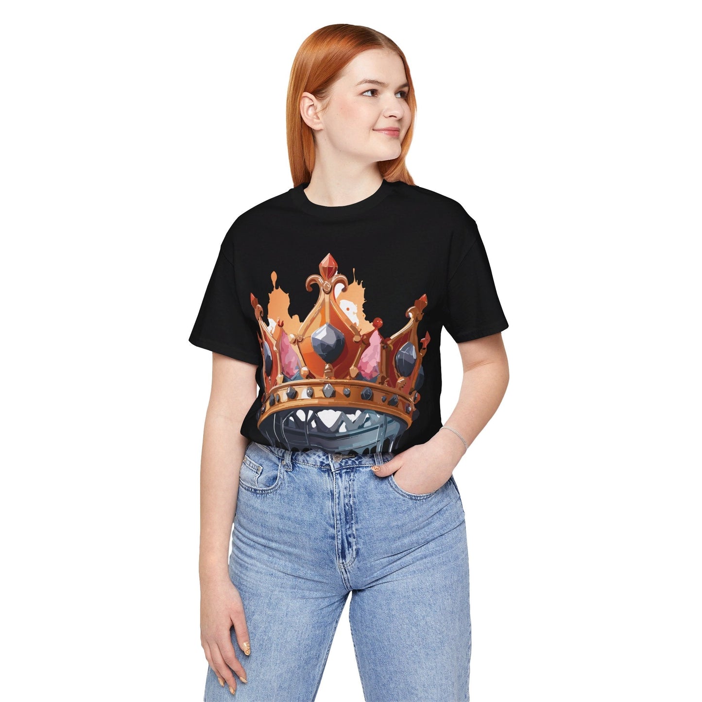 Adelpha Crown Graphic Tee Unisex Jersey Short Sleeve Art Design Vintage Inspired Shirt