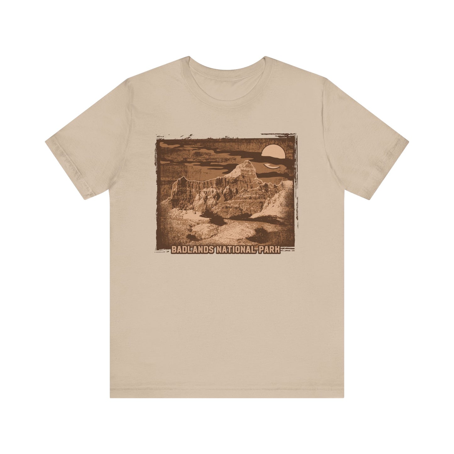 Badlands Retro Poster Graphic Design Tee, Badlands Shirt, Vintage Tees, Art Design T-Shirt, Graphic Tee, Retro Art Shirts
