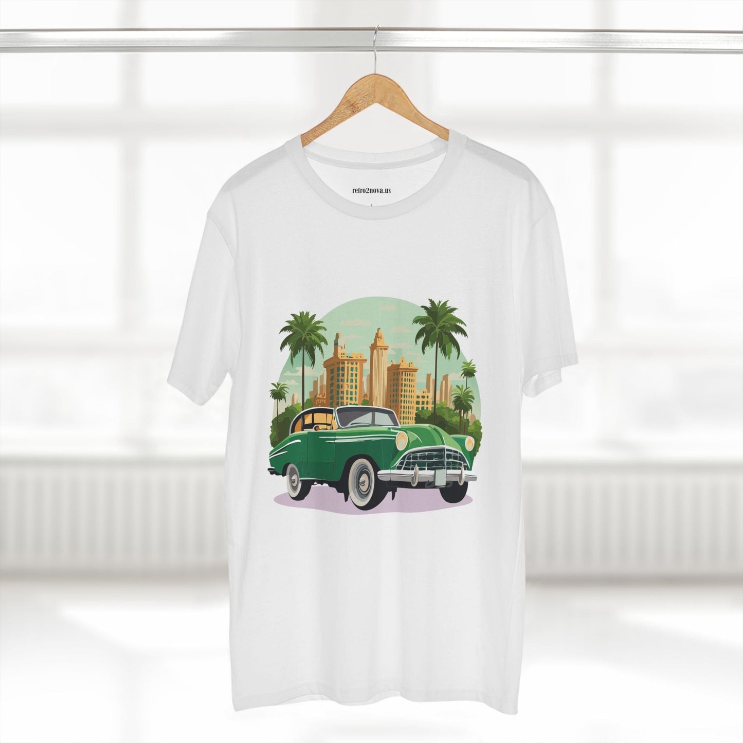 Retro Car Shirts Vintage Car Tee RC 18 Unisex Premium Cotton Art Print Tee Limited Edition