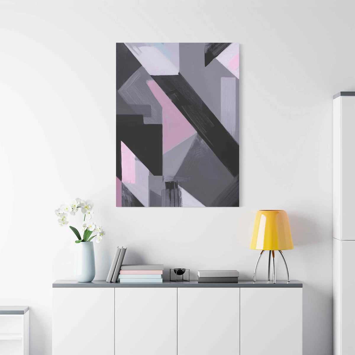 Abstract Geometric Painting Print Canvas 20x24,20x30,24x30 24x32,24x36,30x40 32x48,36x48,40x60 Pine-Wood Inner Frame ABS-45