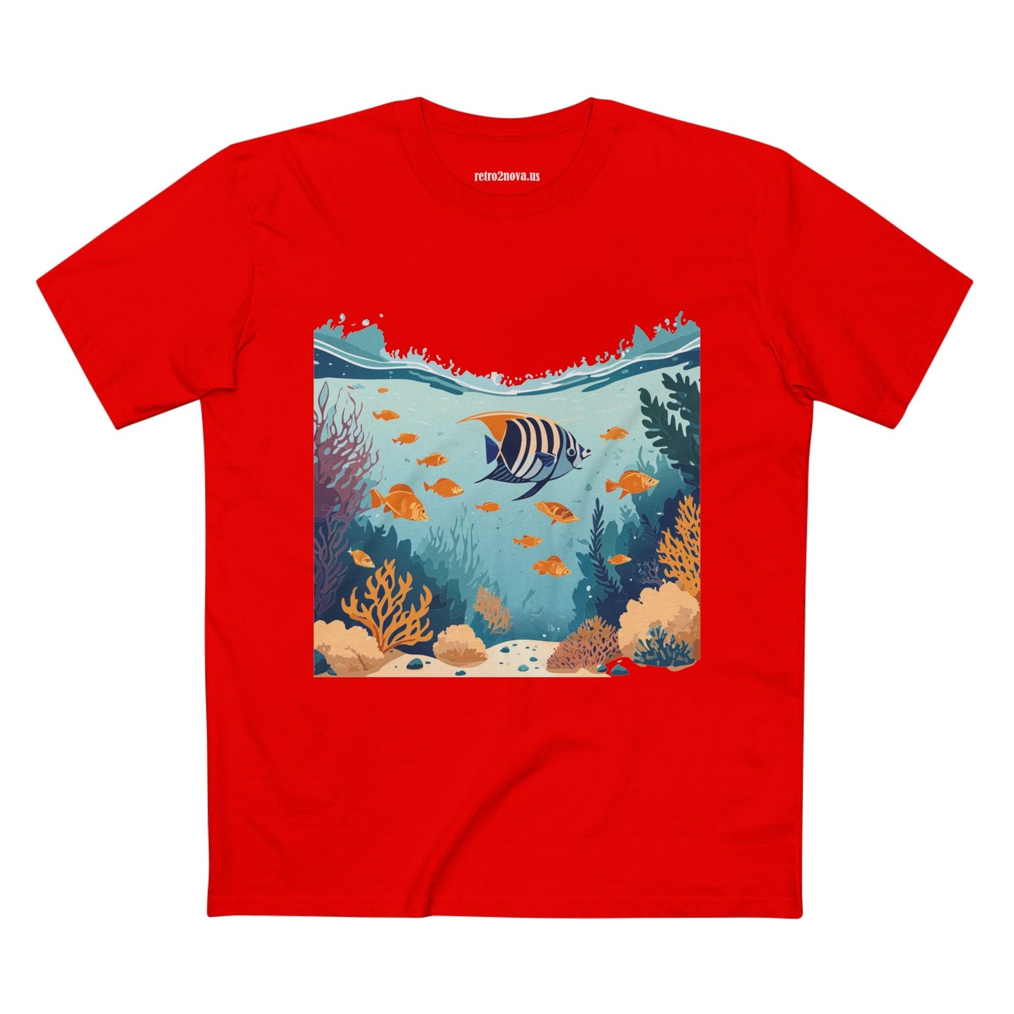 Ocean Pacific Unisex Premium Cotton Art Tee OP 7 Original Design Retro2Nova Collection