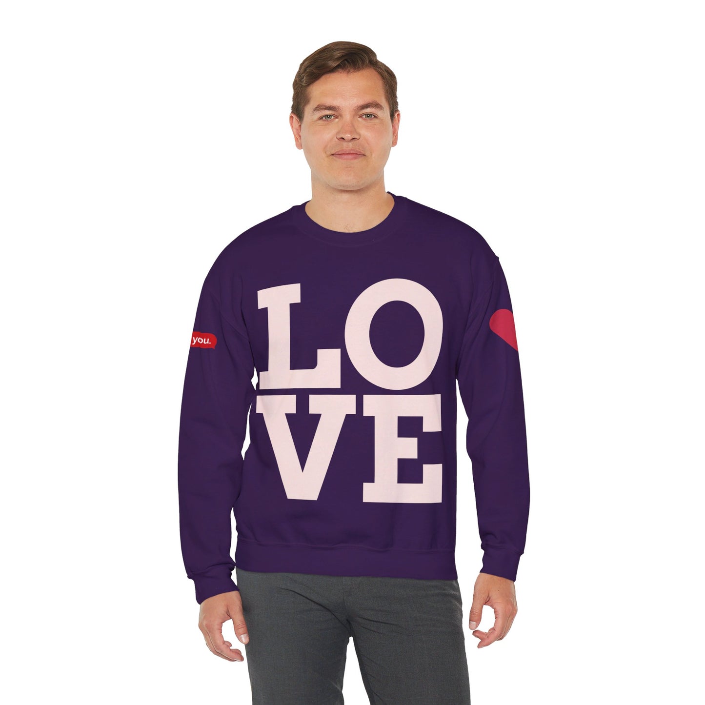 Unisex Heavy Blend Sweatshirt - LOVE