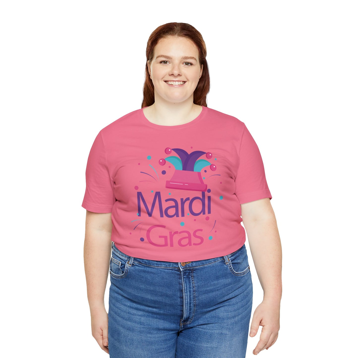 Tee-shirt en coton unisexe pour Mardi Gras