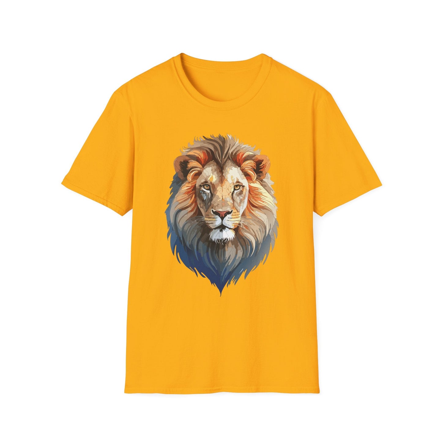 Gildan Lion Graphic Short Sleeve Softstyle Tee 100 Percent Cotton