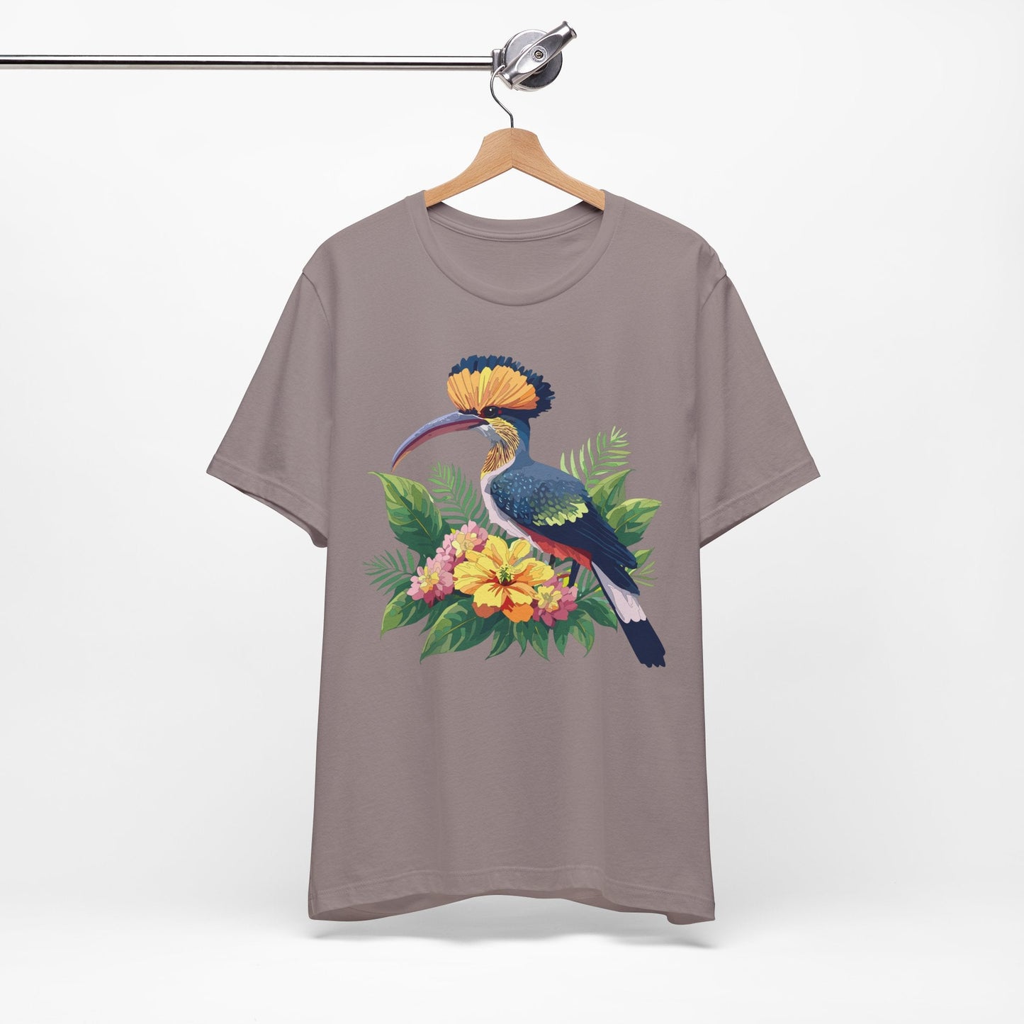 Unisex Animal Tee Shirt With Art Design Wild Animals Short Sleeve Jersey Tee For Everyday