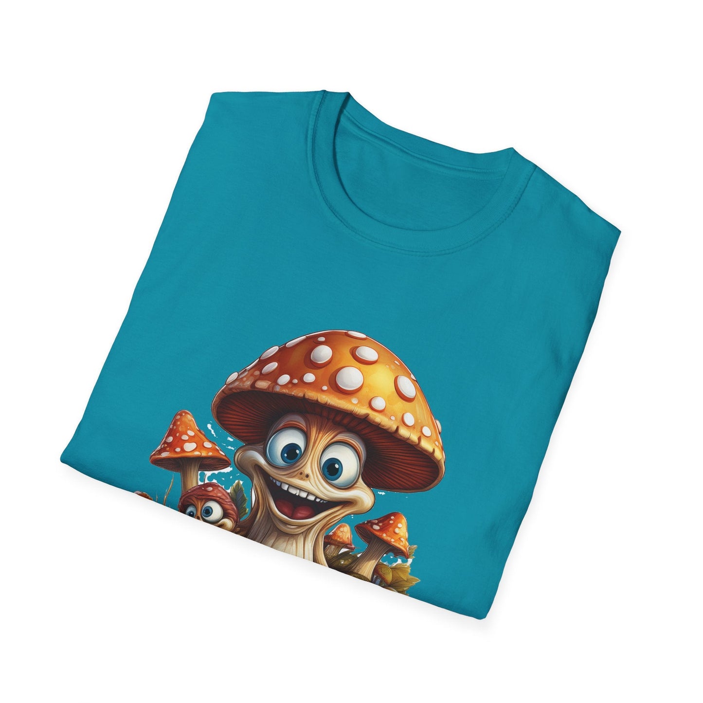 Mashroom Tee Shirt Unisex Softstyle 64000 Comfortable Mushroom Shirt With Funny Fungus Design
