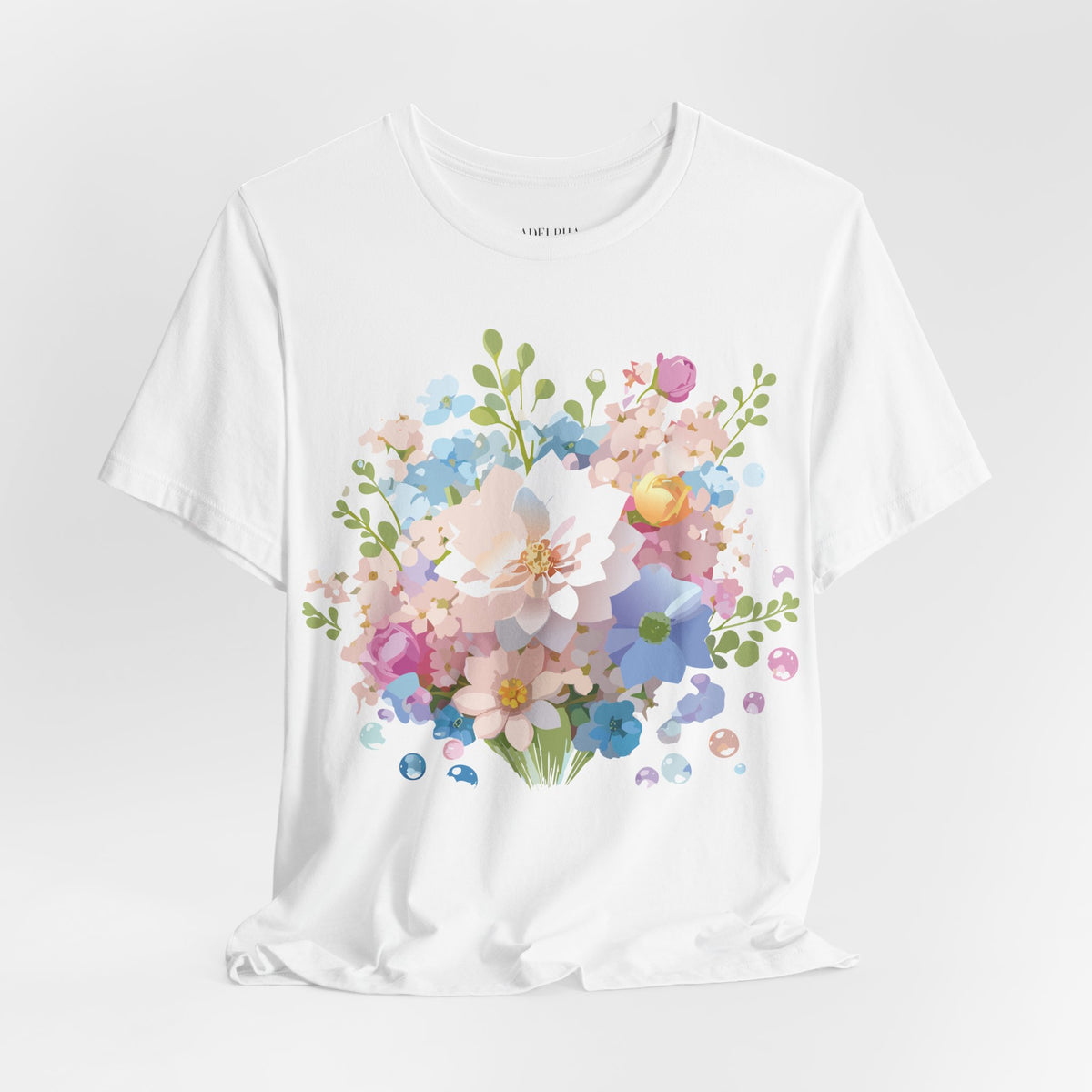 Floral Graphic Tee Shirt - Bella+Canvas Unisex 100 Cotton 13