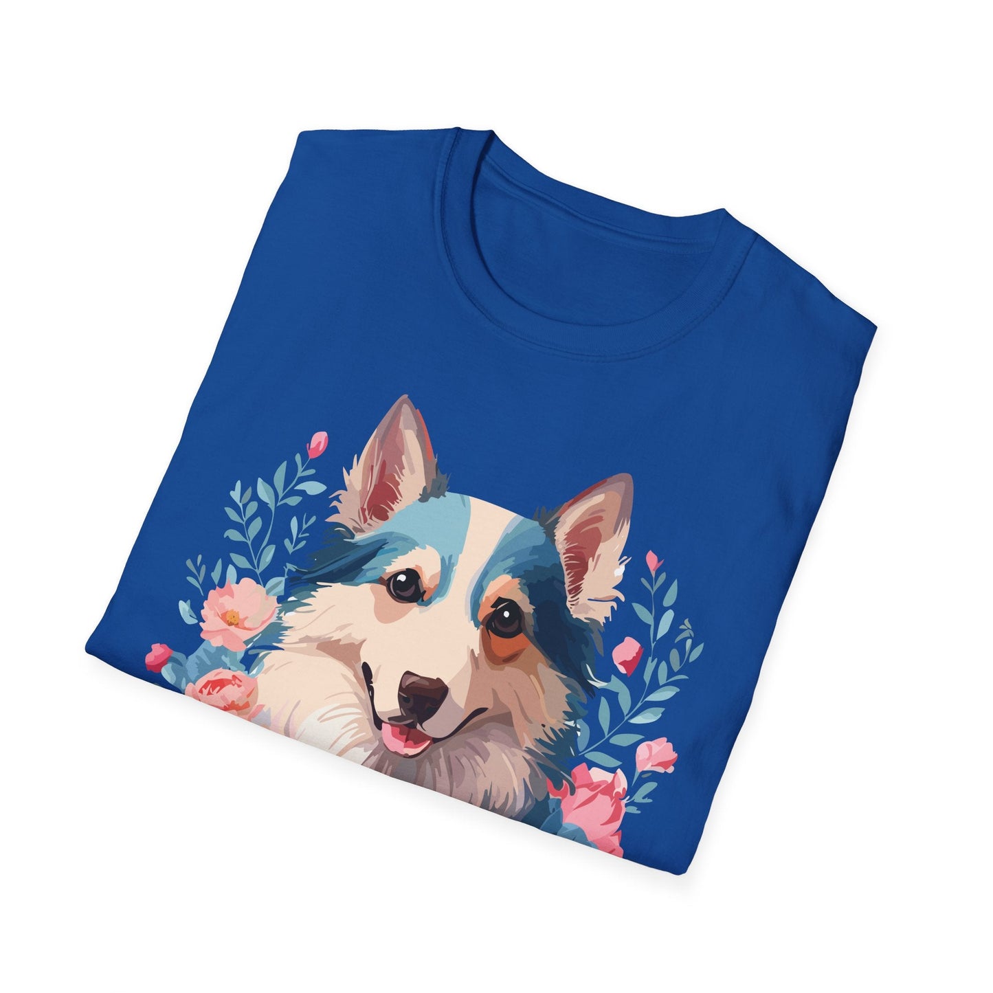 Dog Shirt Unisex Animal Tee Softstyle Cotton Lightweight Breathable