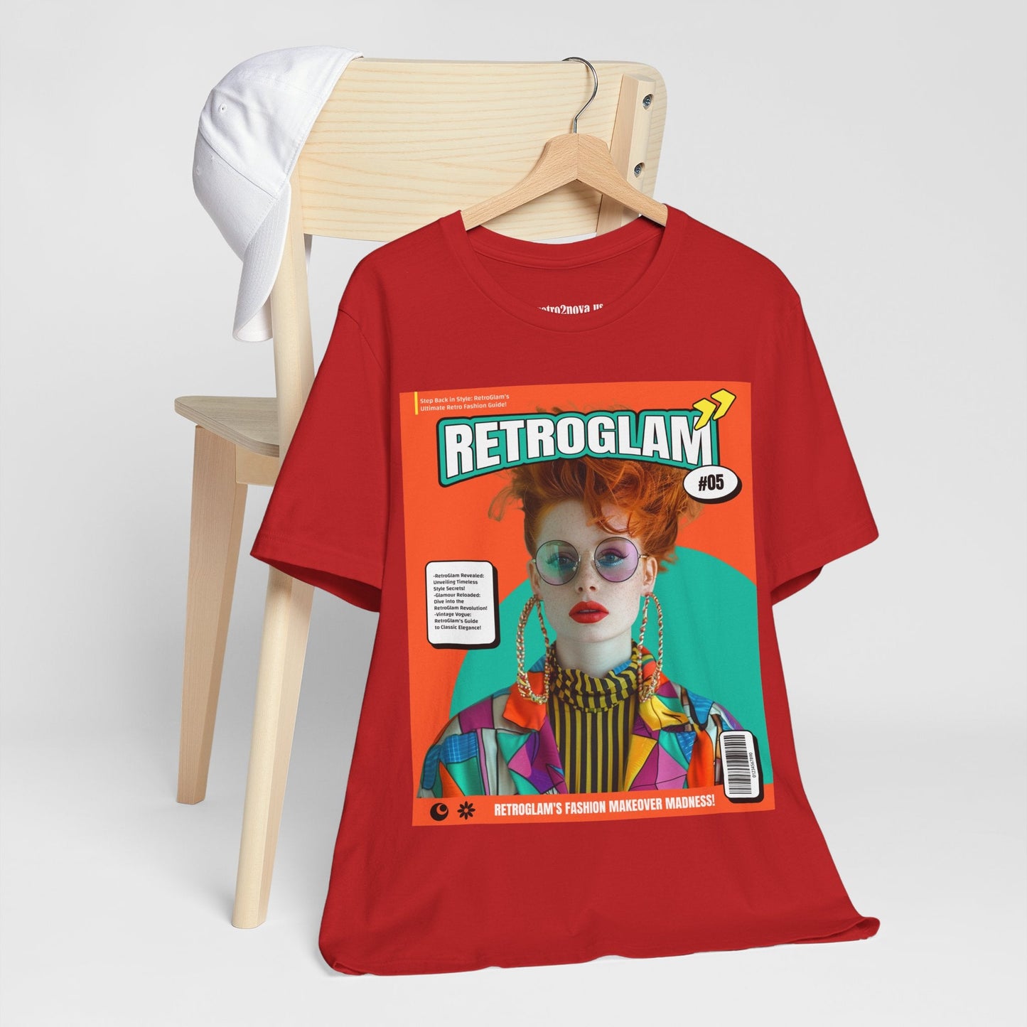 Magazine Cover Shirt Unisex Short Sleeve Tee Lightweight Breathable Fabric