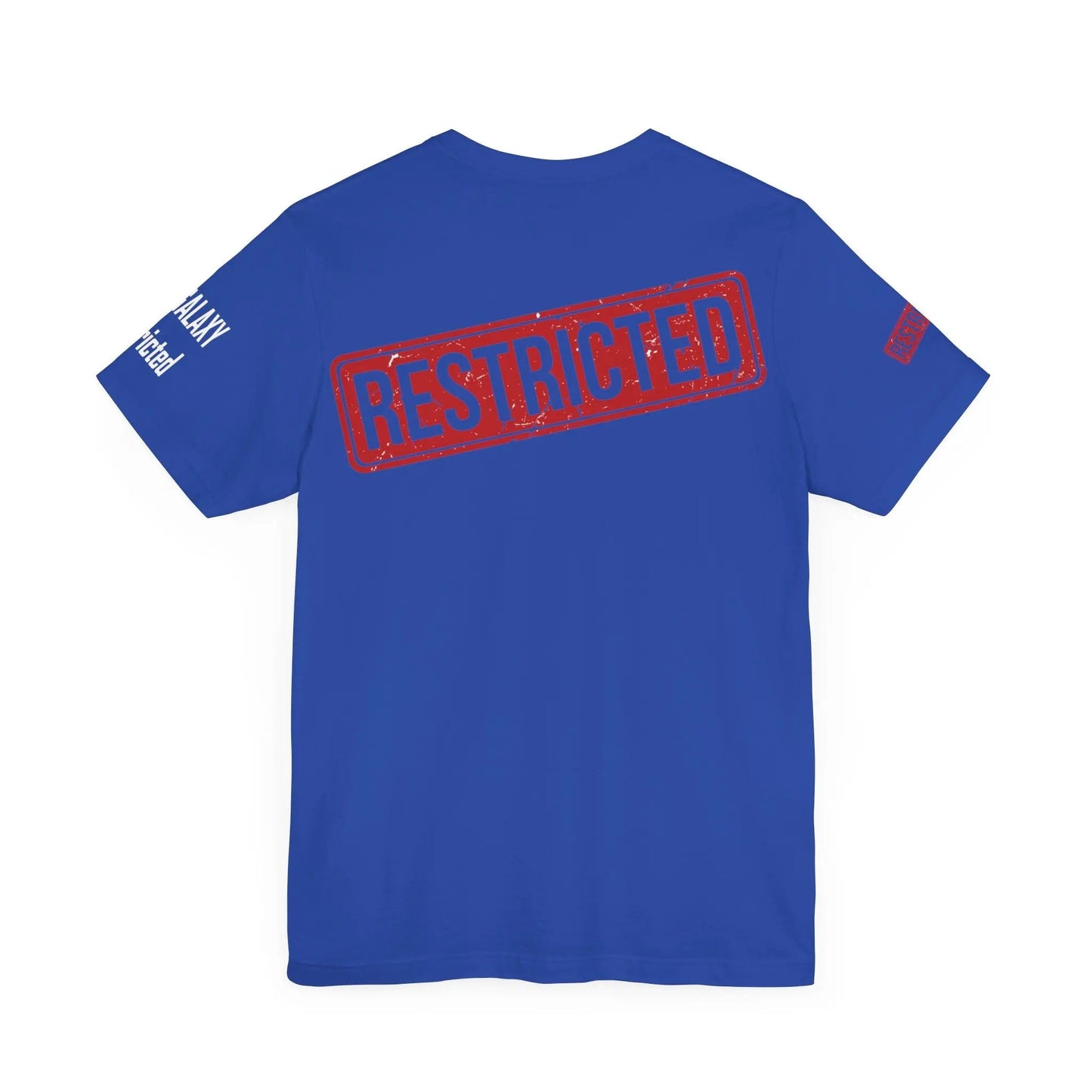 Bad Galaxy Tee Shirt With Red Stamp Made To Order Lightweight 100 Percent Cotton Free Shipping