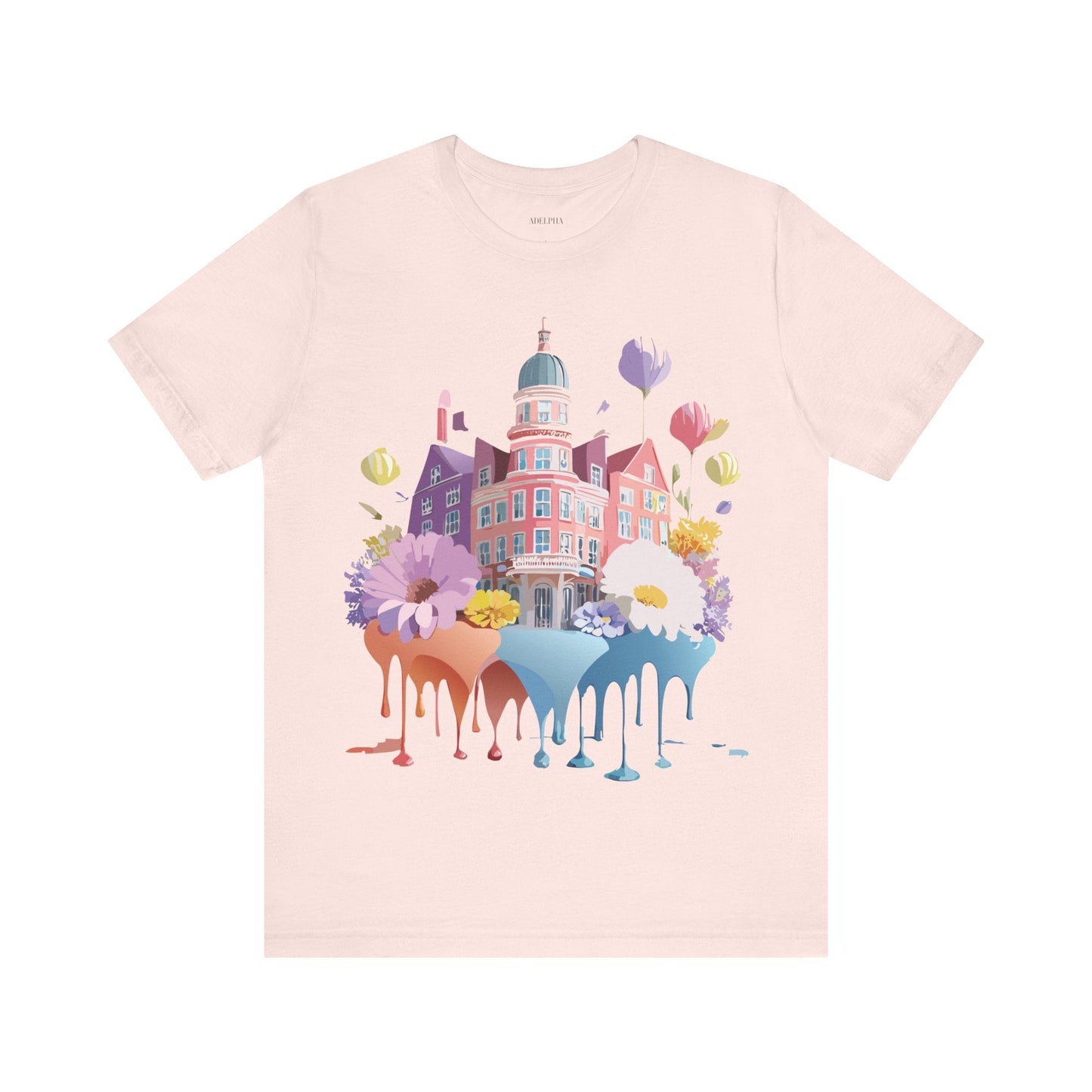 Unisex Graphic T Shirt With Adelpha Artwork Vintage Amsterdam Design Short Sleeve