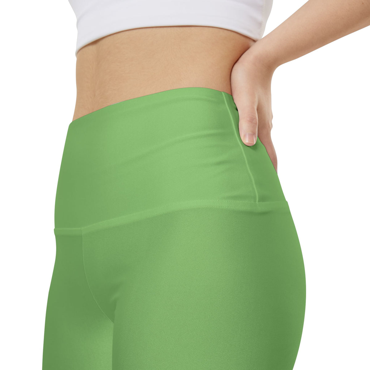 Willow Green Workout Yoga Biker Shorts