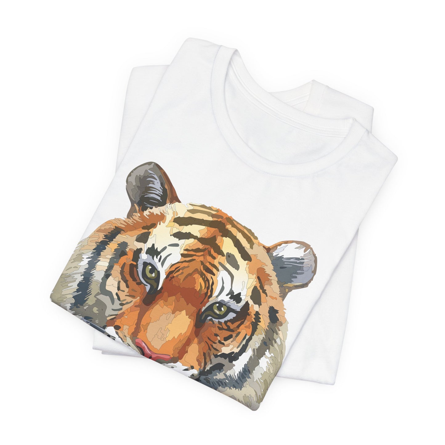 Unisex Tiger Tee, Animal Shirt, Tee Shirt with Tiger, Safari T-Shirt, Animal Tees, Big Cat Shirt, Safari T-Shirt 4