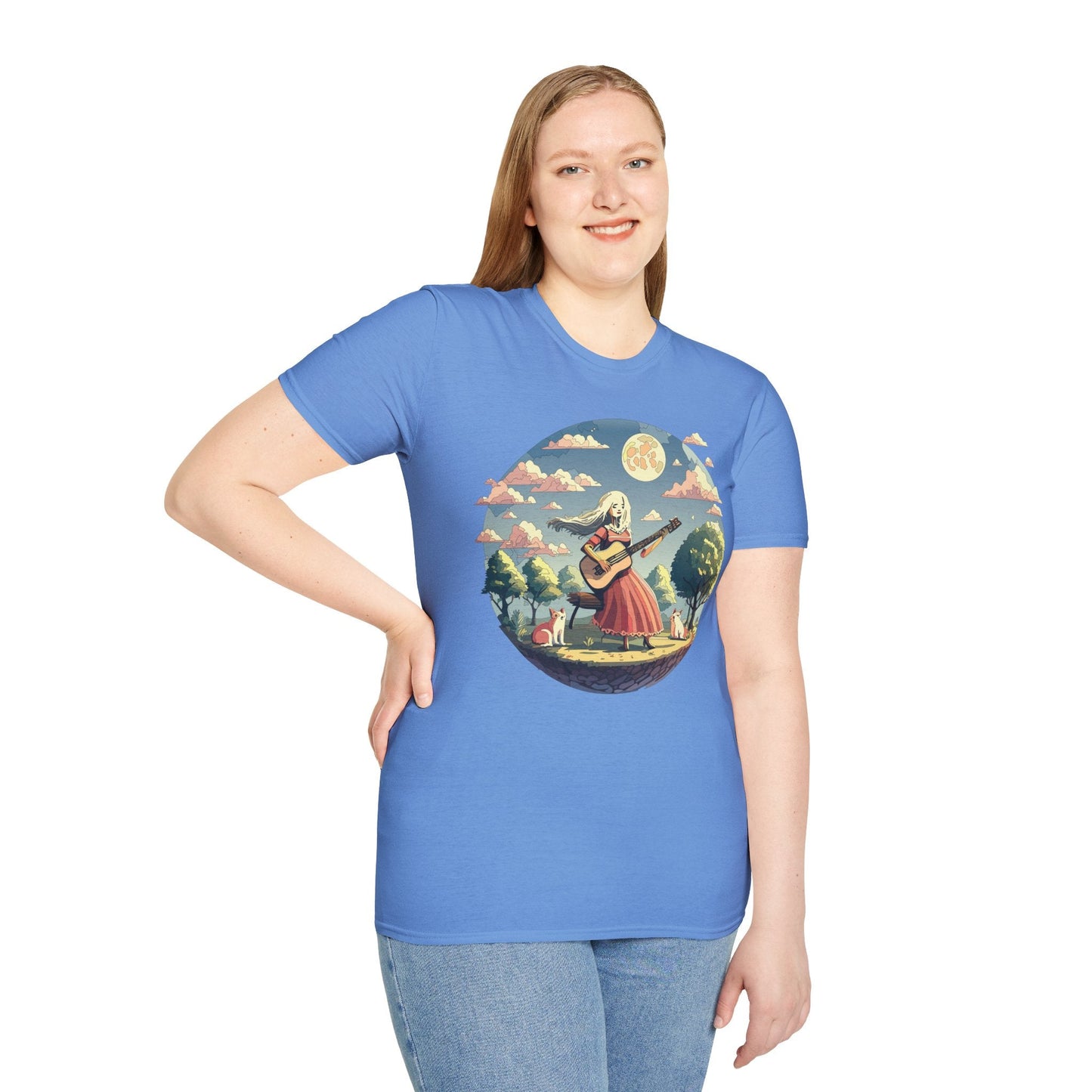 Womens Graphic T Shirts Art Design Tee Softstyle 100 Percent Cotton Unisex Gildan 64000