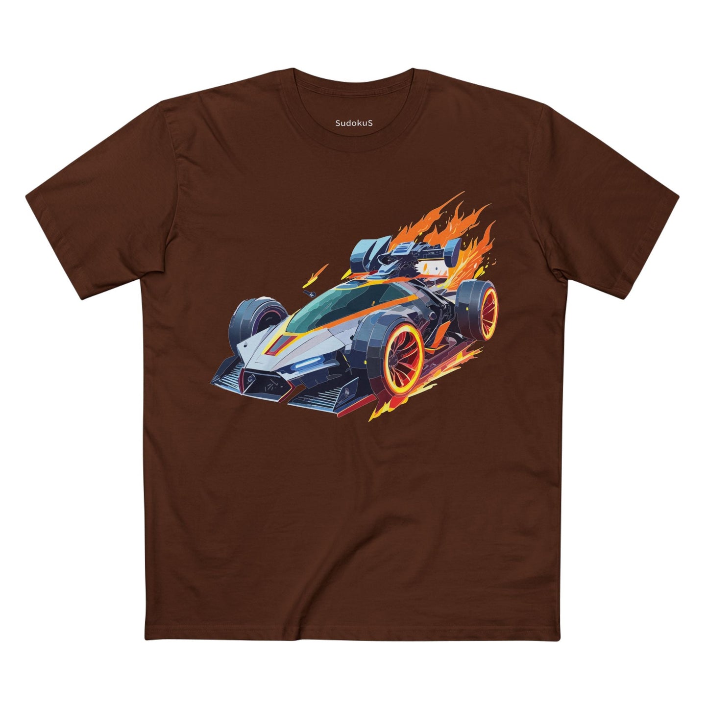 Car Graphic Unisex 100 Cotton Staple Tee 18
