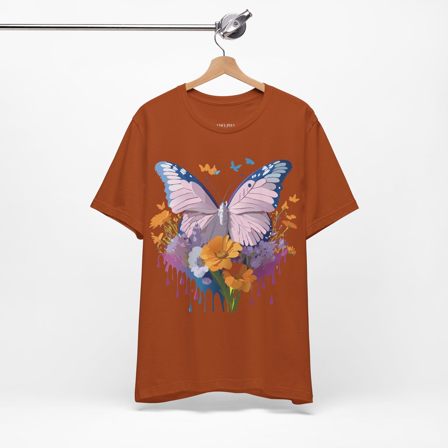 Butterfly Graphic Tee Unisex Jersey Short Sleeve Adelpha Art Design