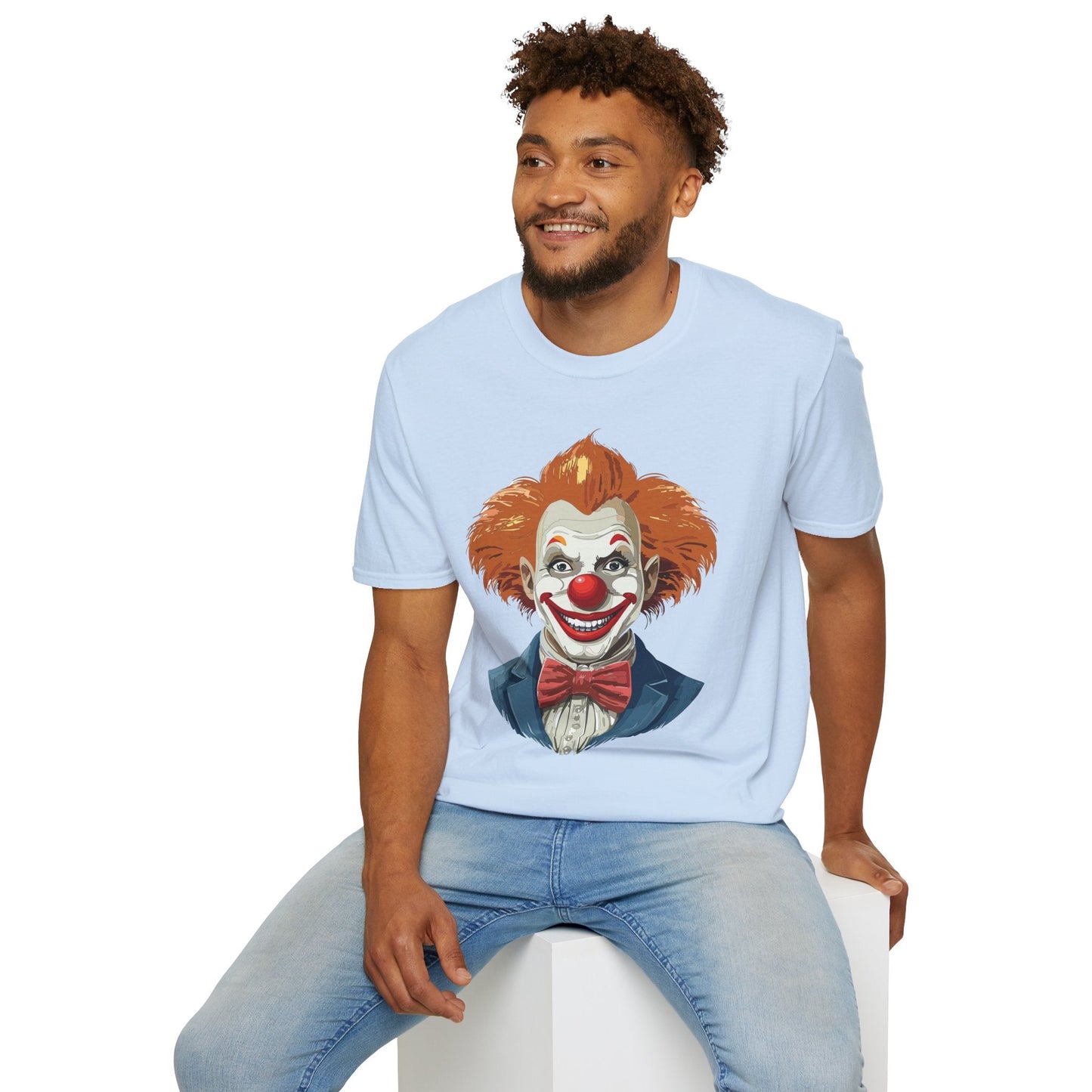 Clown Shirt Unisex Funny Man Circus Tee Softstyle Gildan 64000 Short Sleeve Shirt Premium