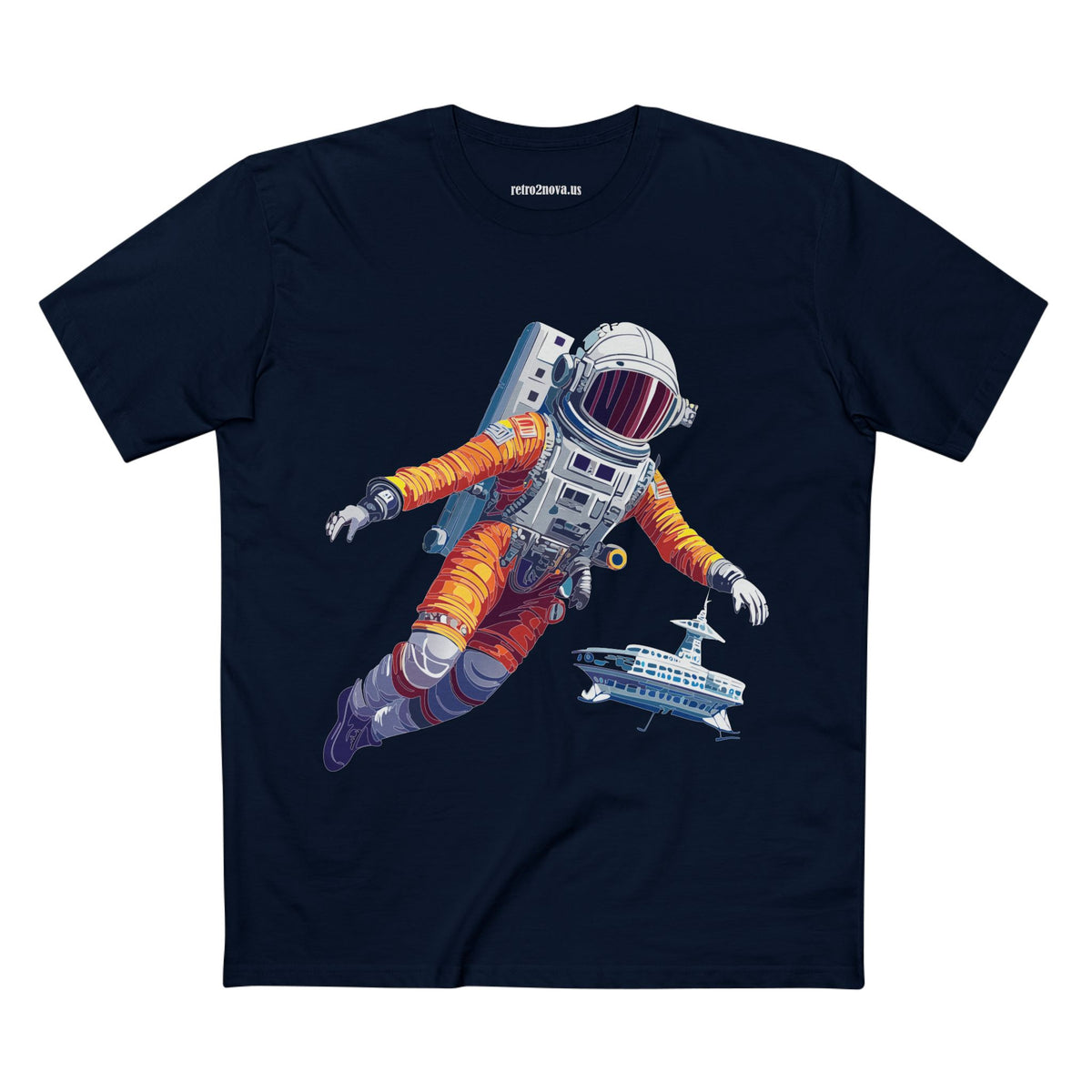 Cosmos Astronaut Graphic Tee Staple Unisex 100 Cotton Tee Shirt - CS-21