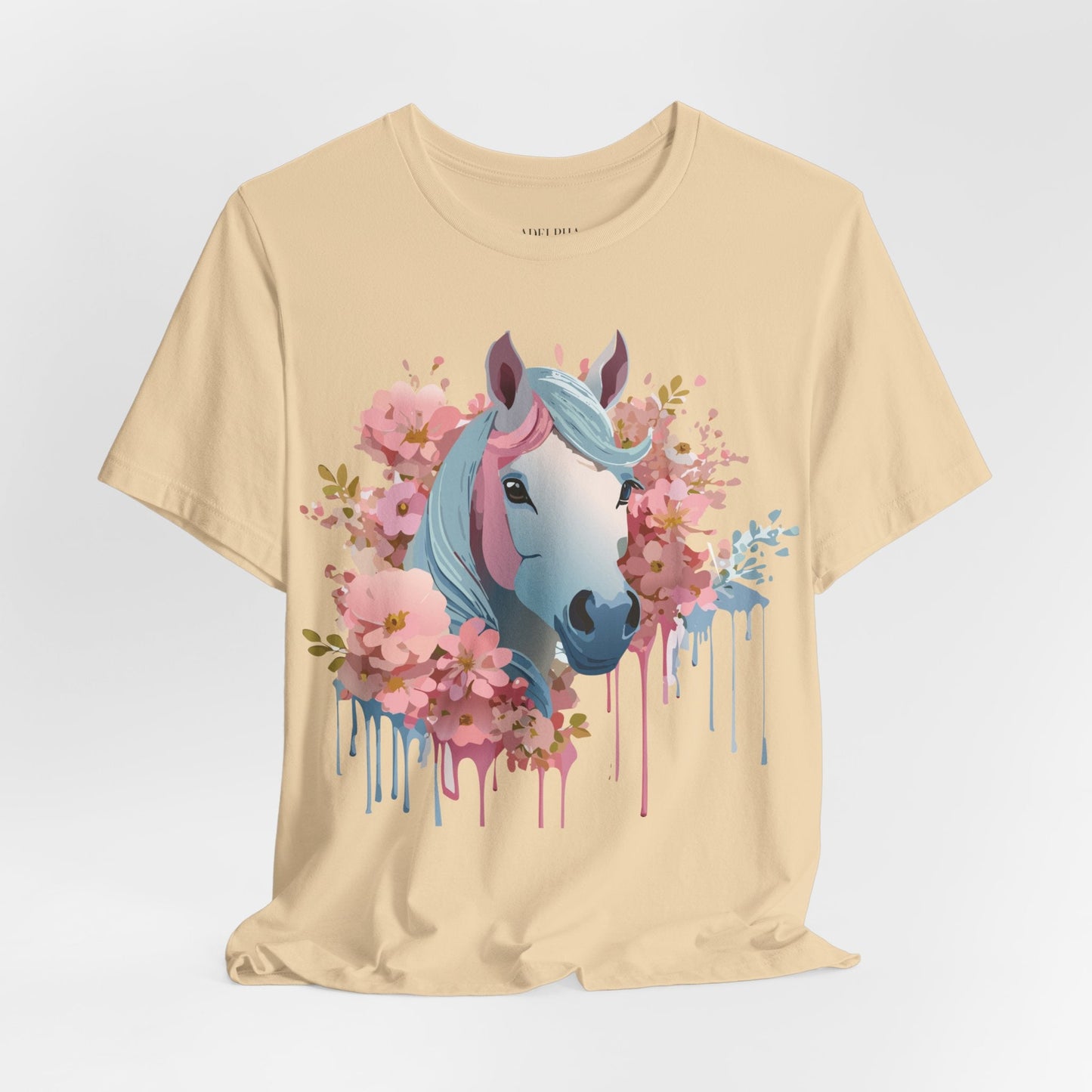 Horse Graphic Unisex 100 Cotton Vintage Animal Art T-Shirt 15