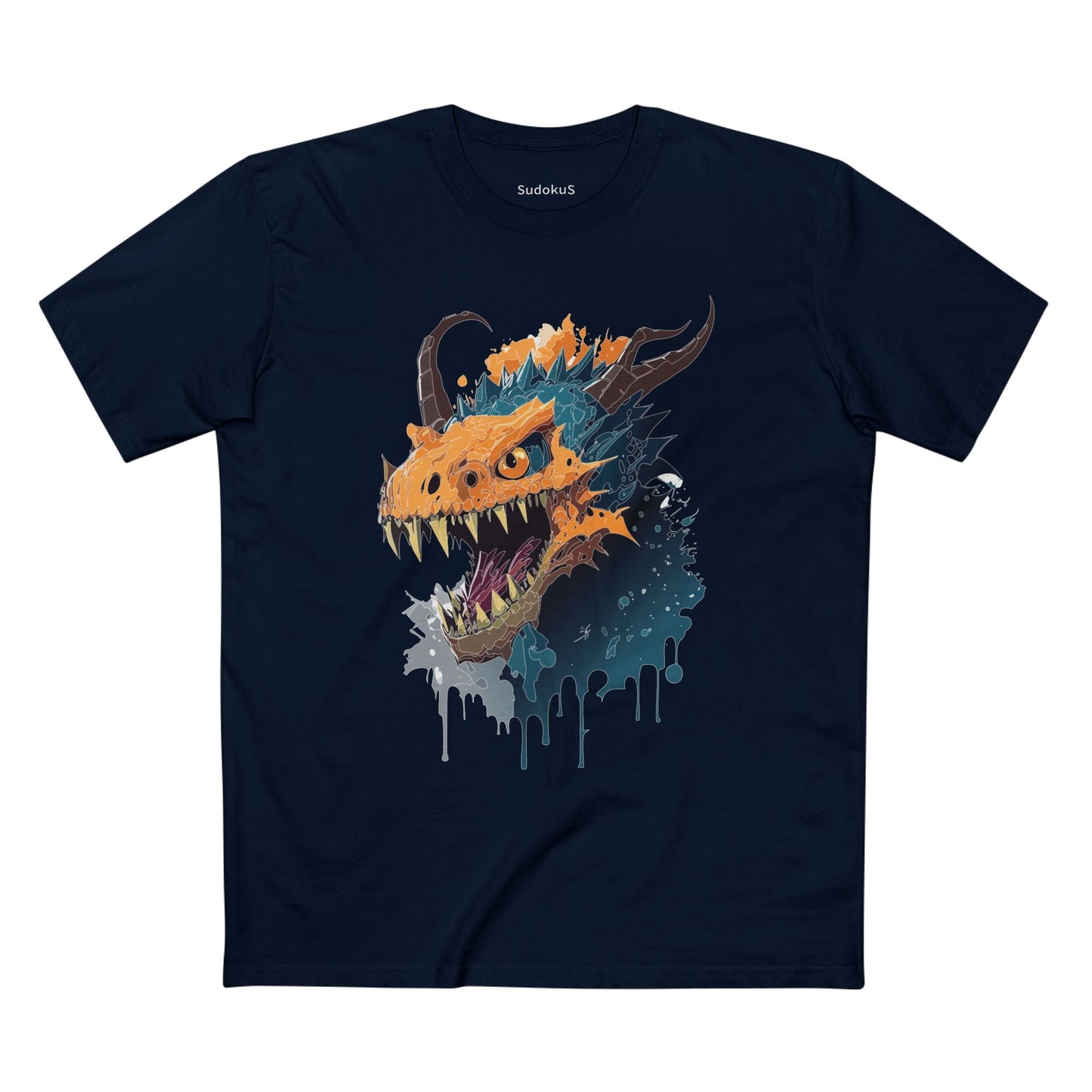 Cartoon Monsters Graphic Unisex 100 Cotton Staple Tee 31