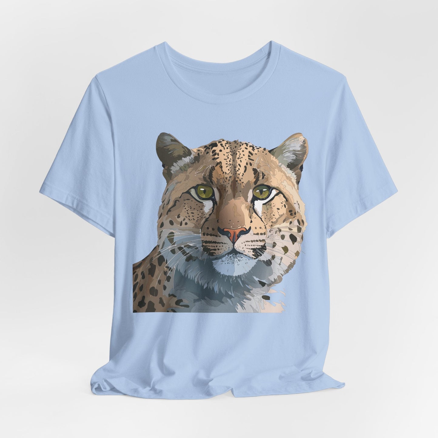 Unisex Animal Shirt With Animals Art Design Tee Short Sleeve Wildlife Print Tee Shirt