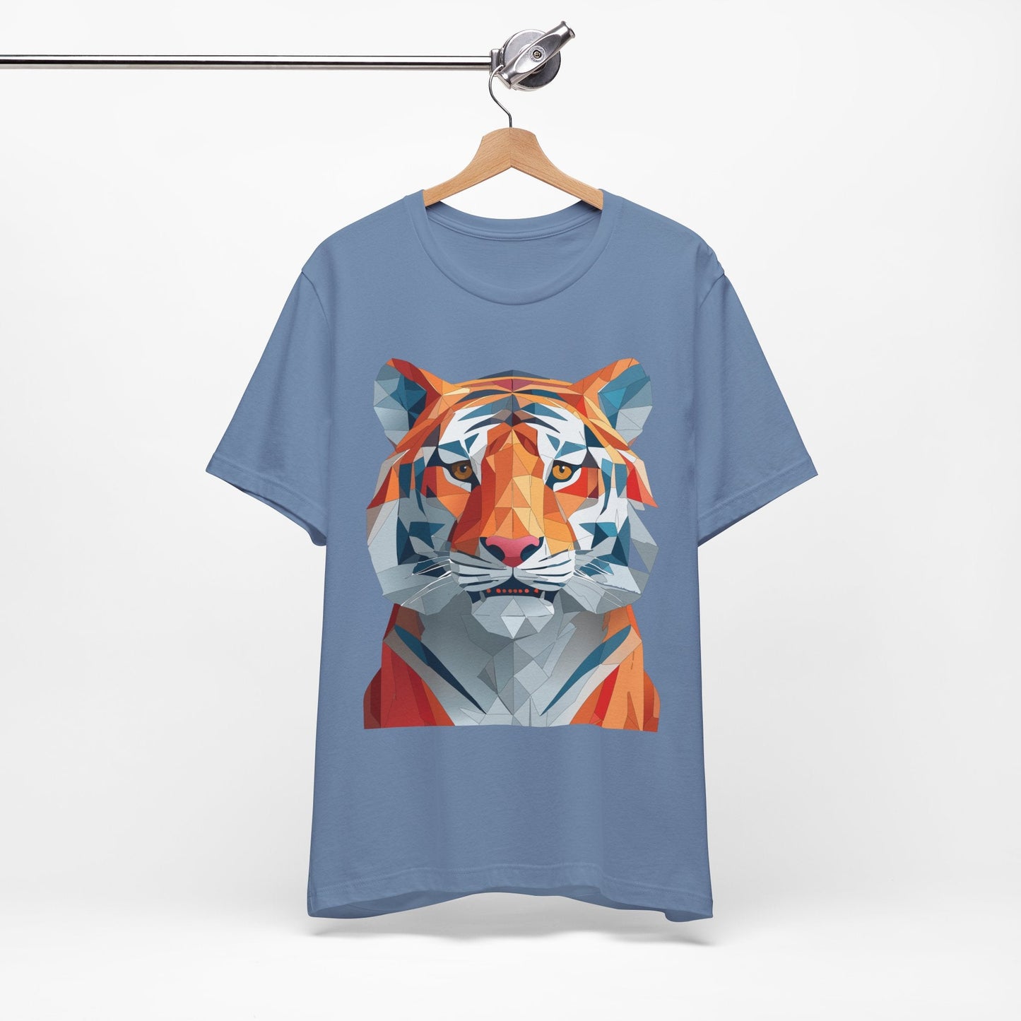 Unisex Animal Shirt With Art Design And Wildlife Theme Short Sleeve Tee For Everyday Wear