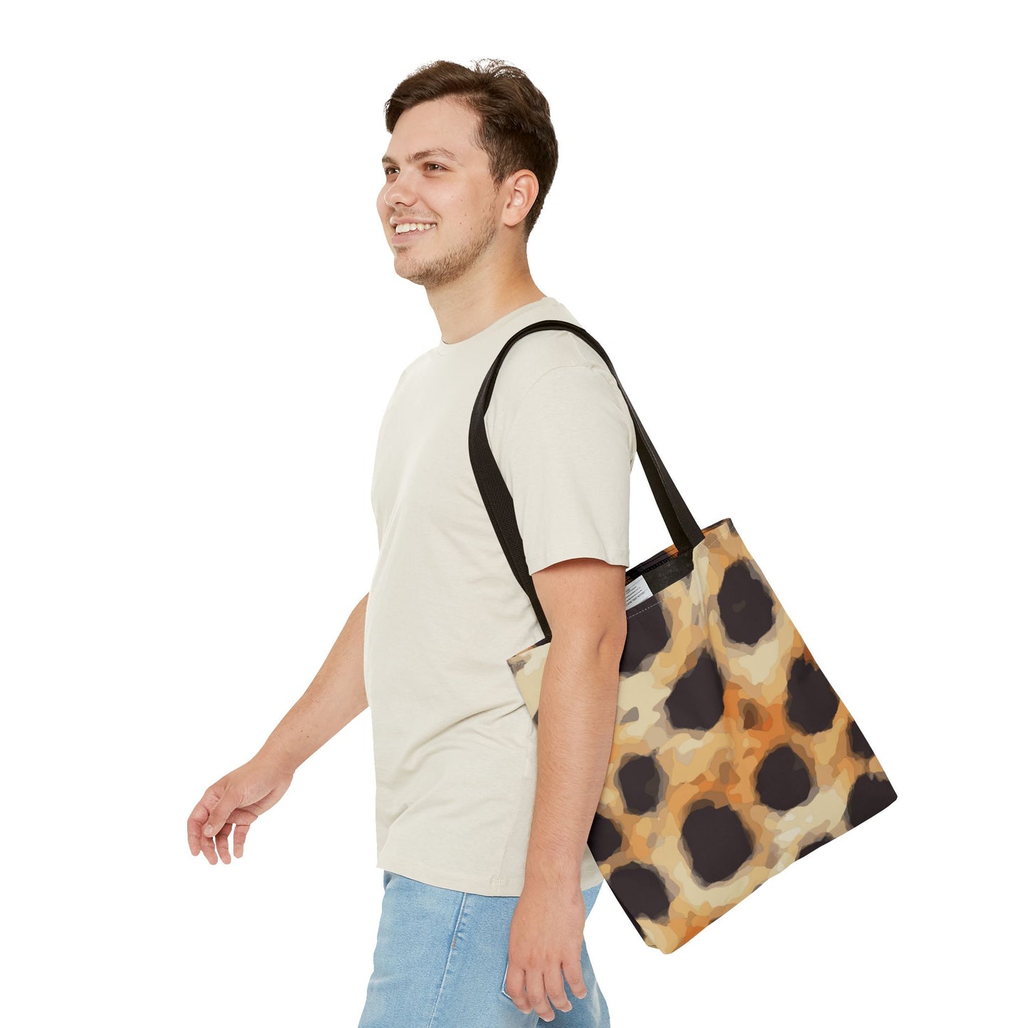 Bolsa de lona con estampados de animales 