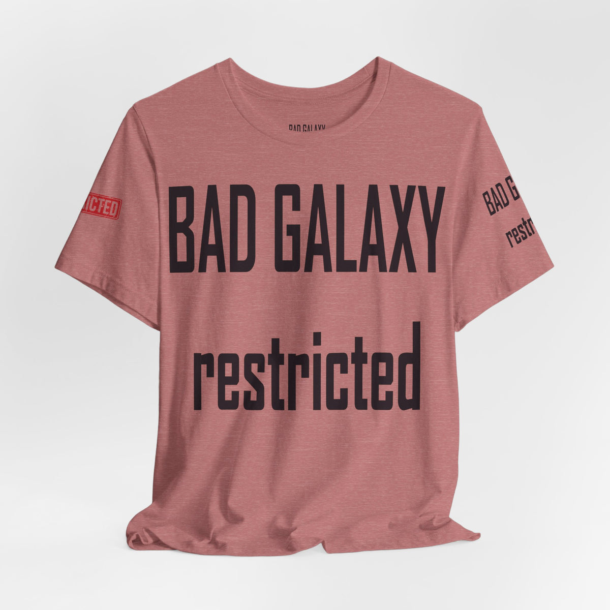 Art Red Stamp Graphic Unisex Cotton Bella+Canvas Tee with Art Design b92