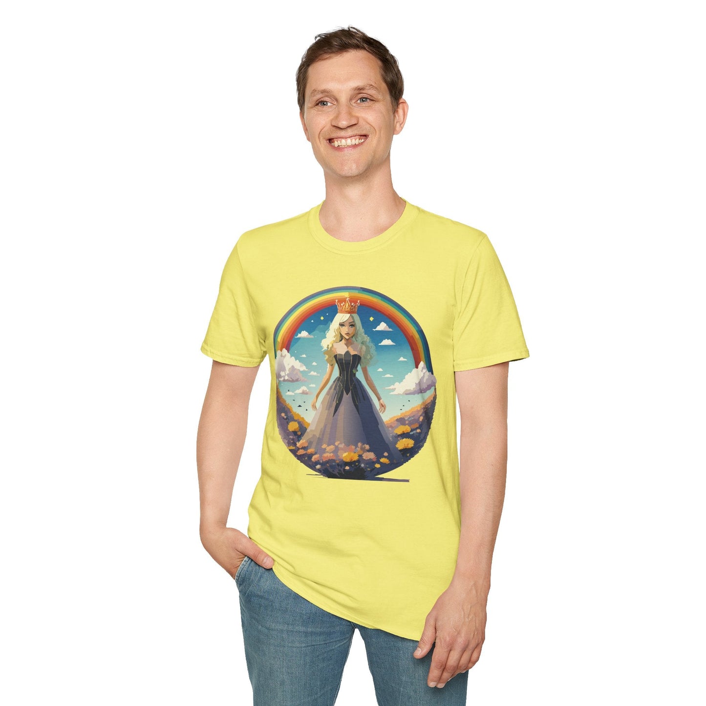 Womens Graphic T Shirt Art Design Tee 100 Percent Cotton Short Sleeve Softstyle Unisex